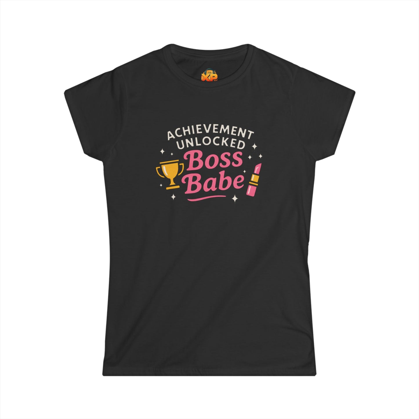 Achievement Unlocked Boss Babe - Women's Softstyle Tee