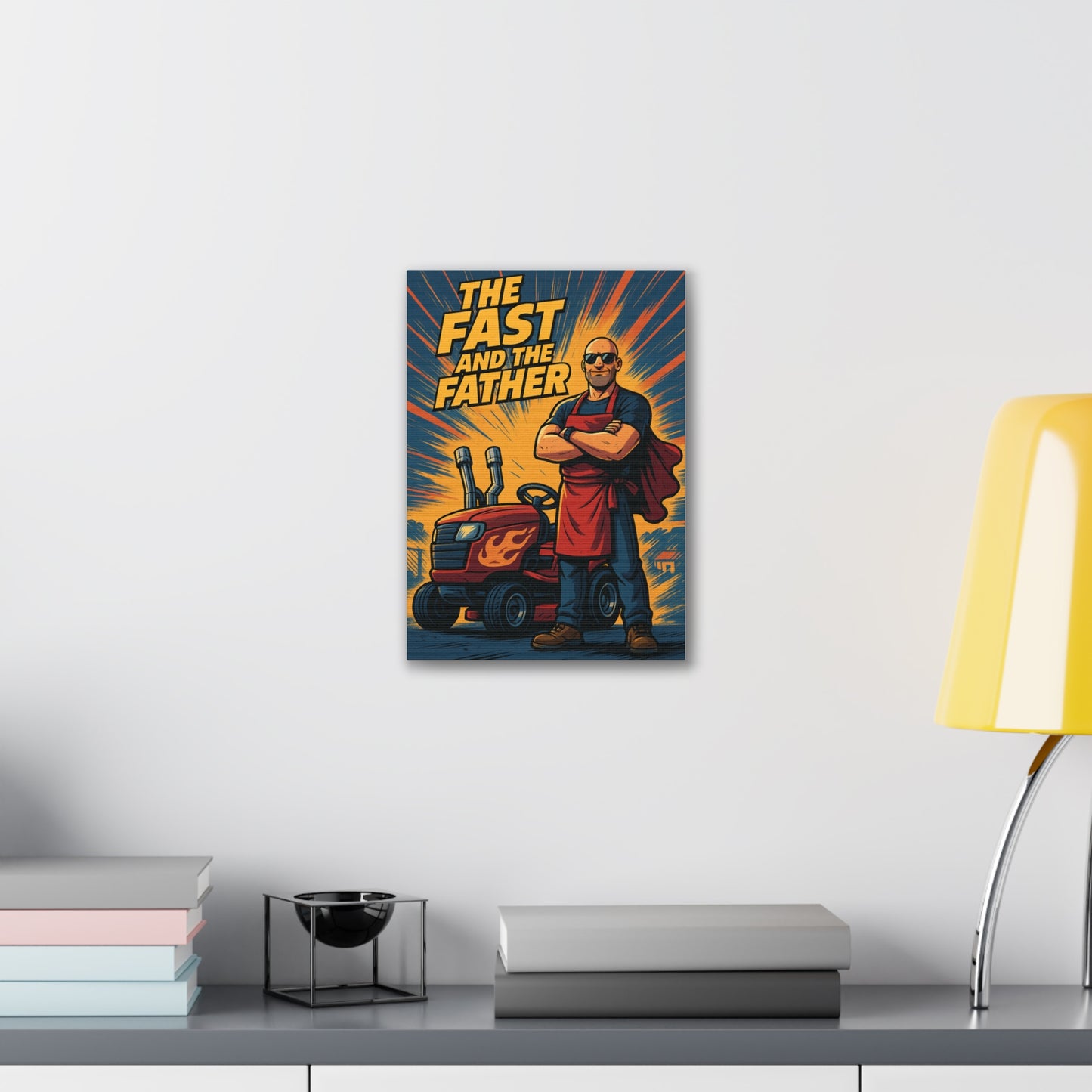 The Fast and The Father Canvas Art - A Fast and Furious Parody