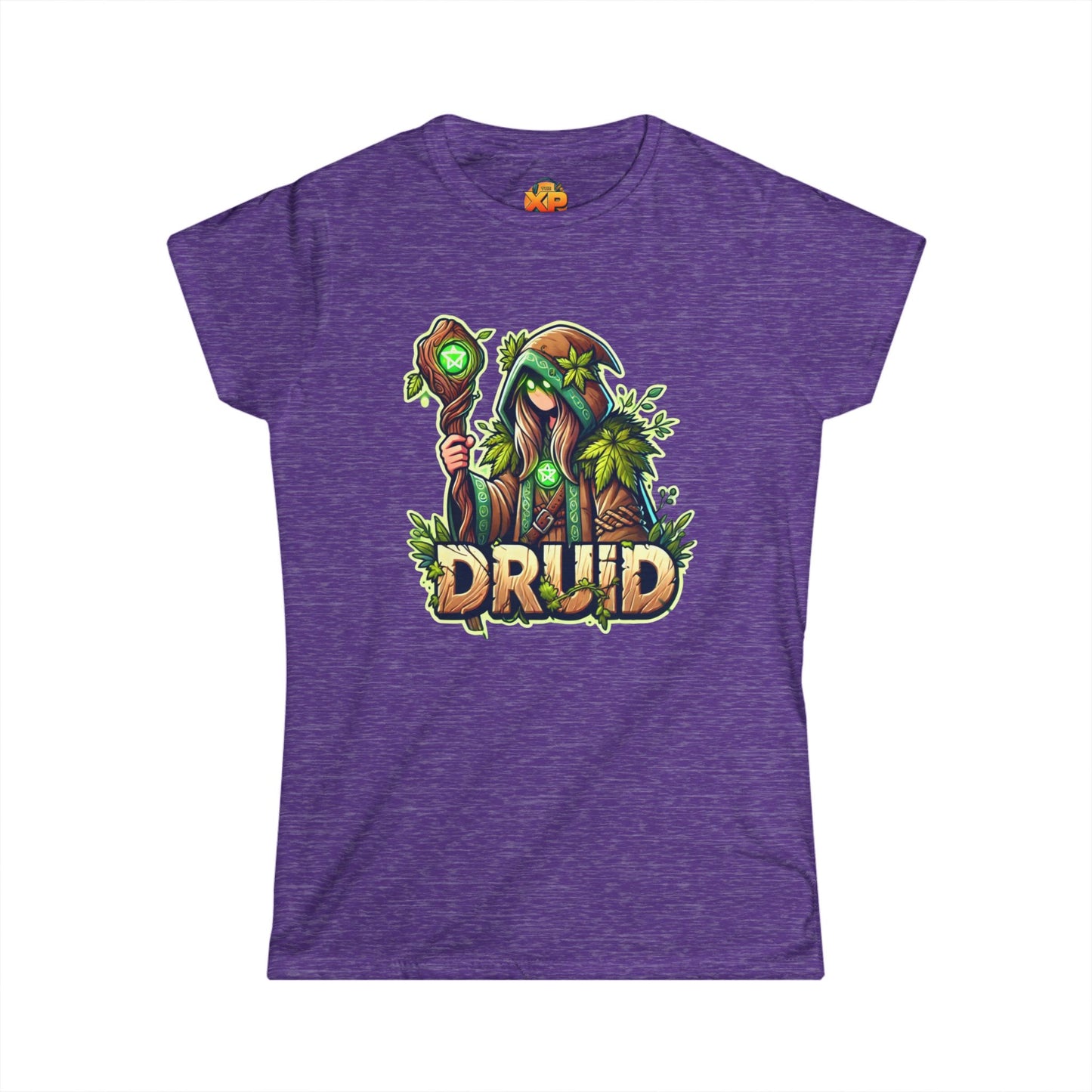 Druid Cartoon - Women's Softstyle Tee