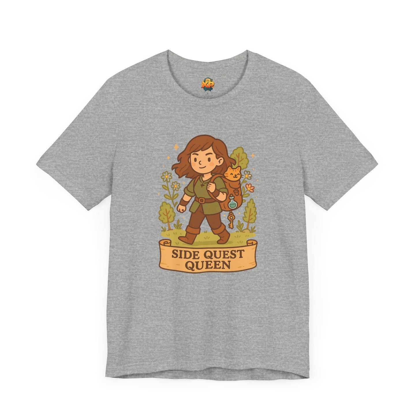 Side Quest Queen - Women's Jersey Short Sleeve Tee