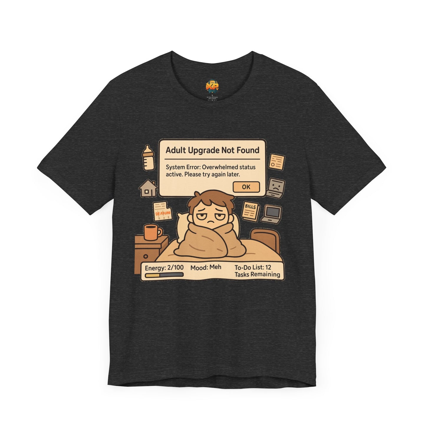 "Adult Upgrade Not Found" - Men's Jersey Short Sleeve Tee