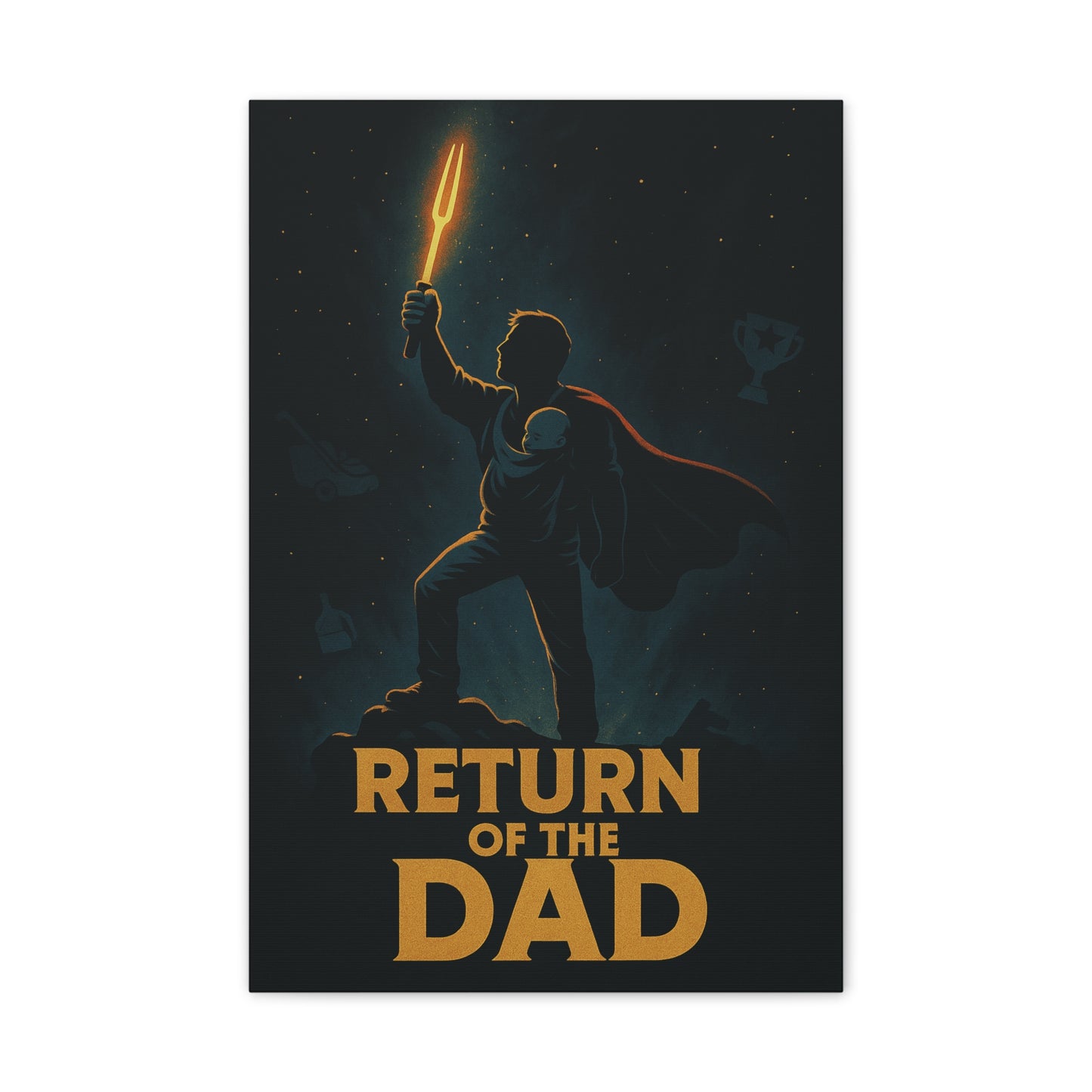 Return of the Dad Canvas Art - A Return of the Jedi Parody