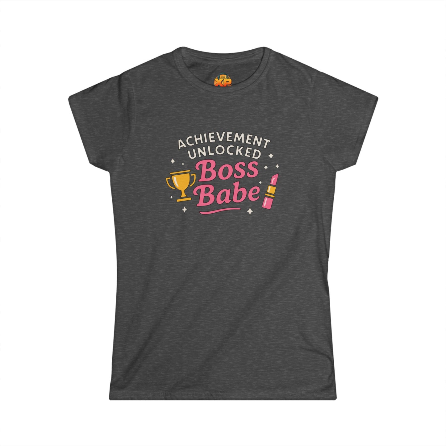 Achievement Unlocked Boss Babe - Women's Softstyle Tee