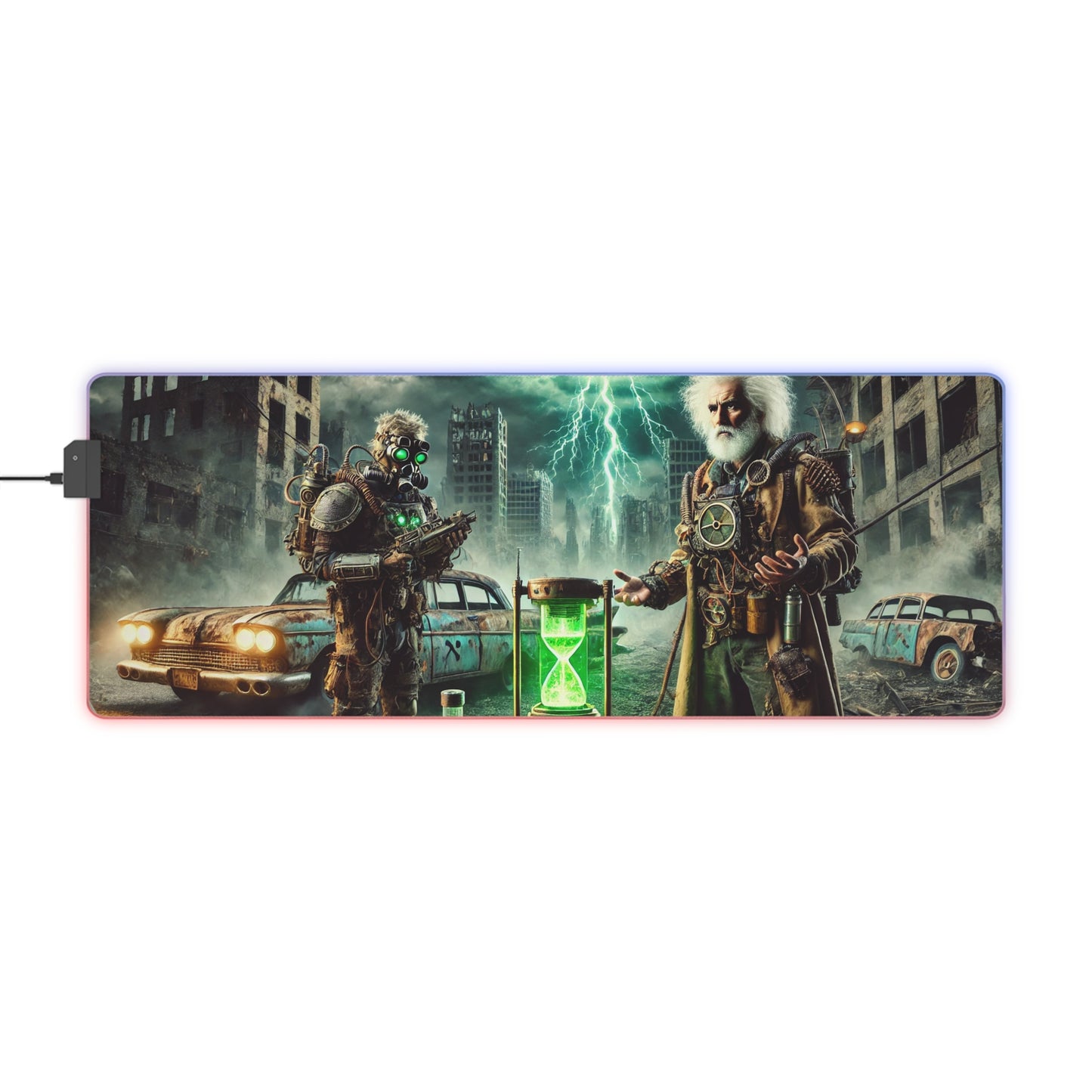 Post-Apocalyptic Time Travelers - RGB Gaming Mouse Pad
