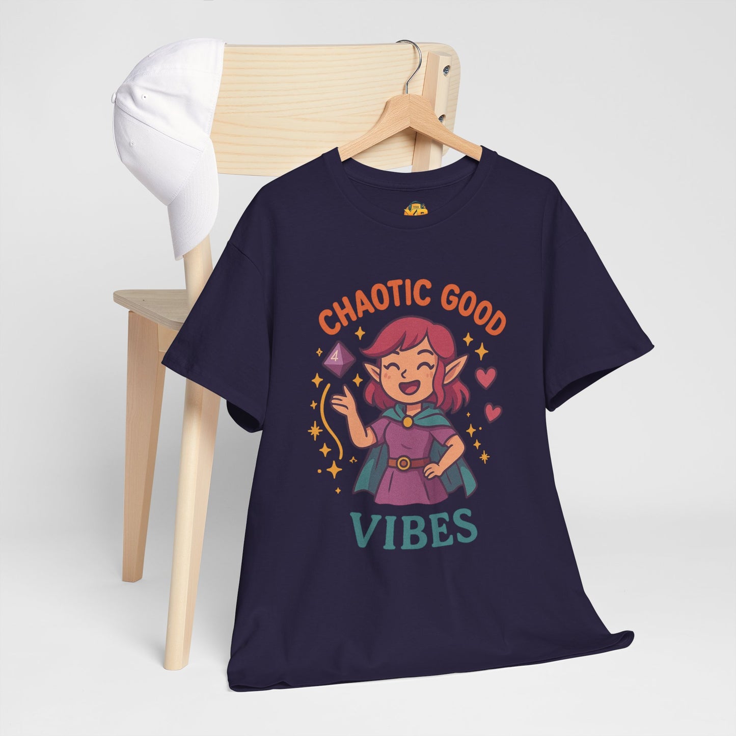 Chaotic Good Vibes - Women's Heavy Cotton Tee