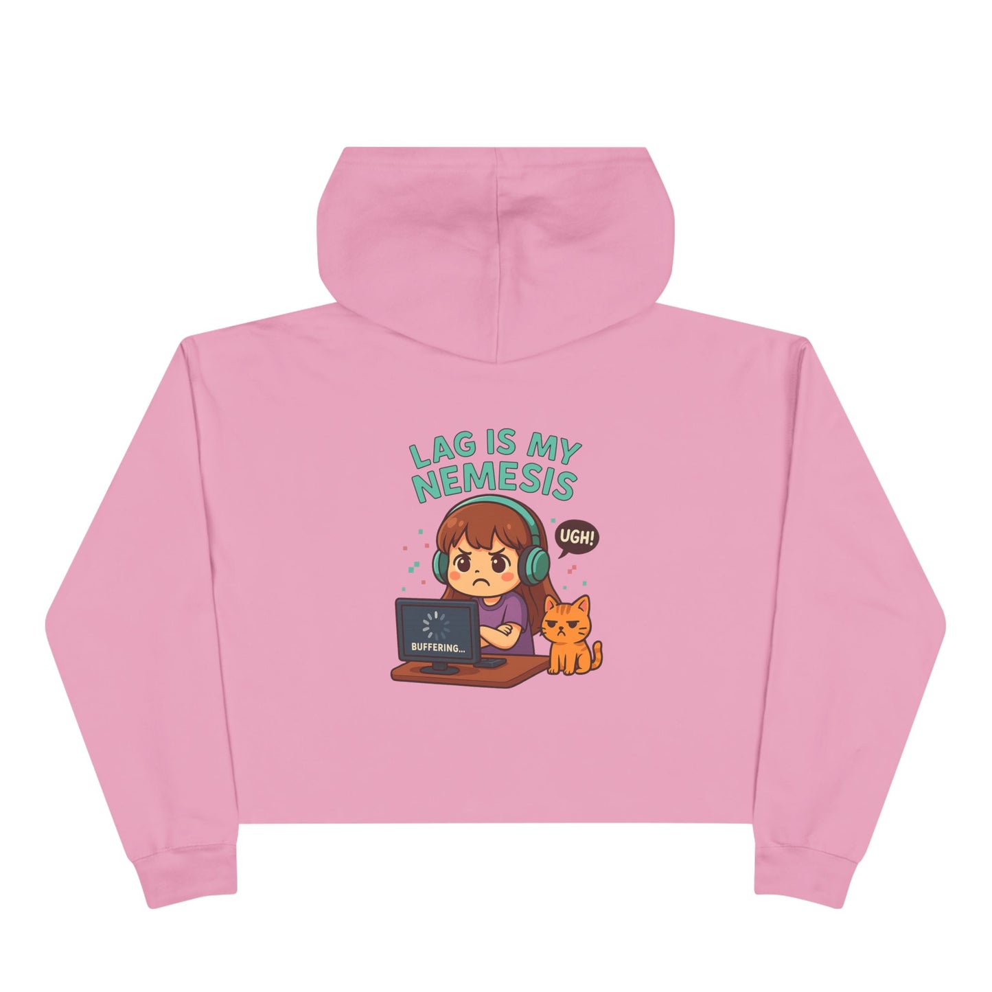 Lag is My Nemesis - Crop Hoodie