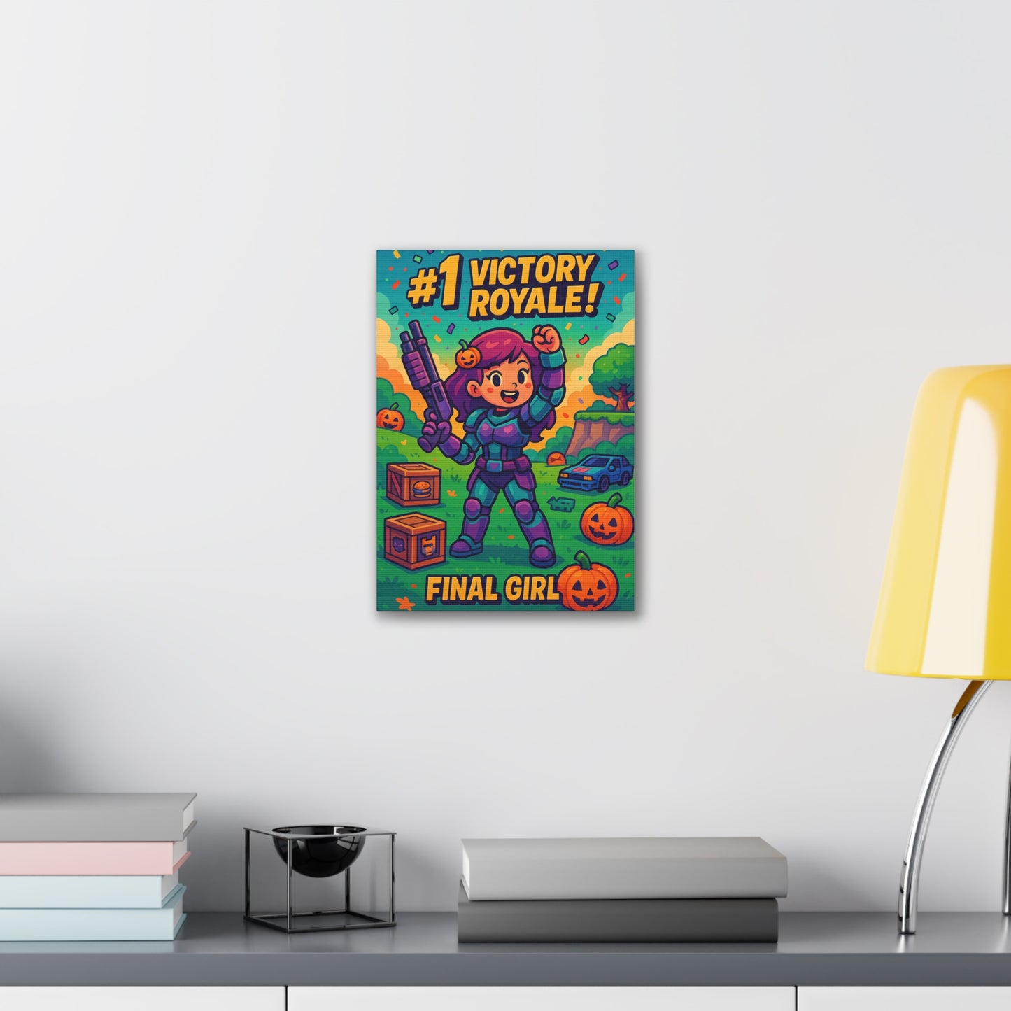 #1 Victory Royale! Final Girl - Canvas Print