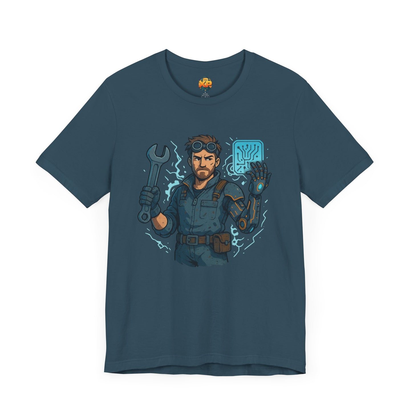 Nerdcore Icons - The Mech Engineer - Unisex Jersey Short Sleeve Tee