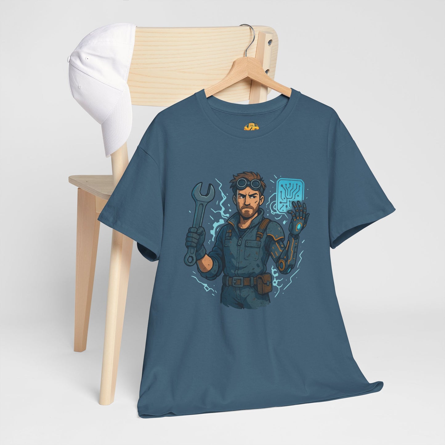 Nerdcore Icons - The Mech Engineer - Unisex Heavy Cotton Tee