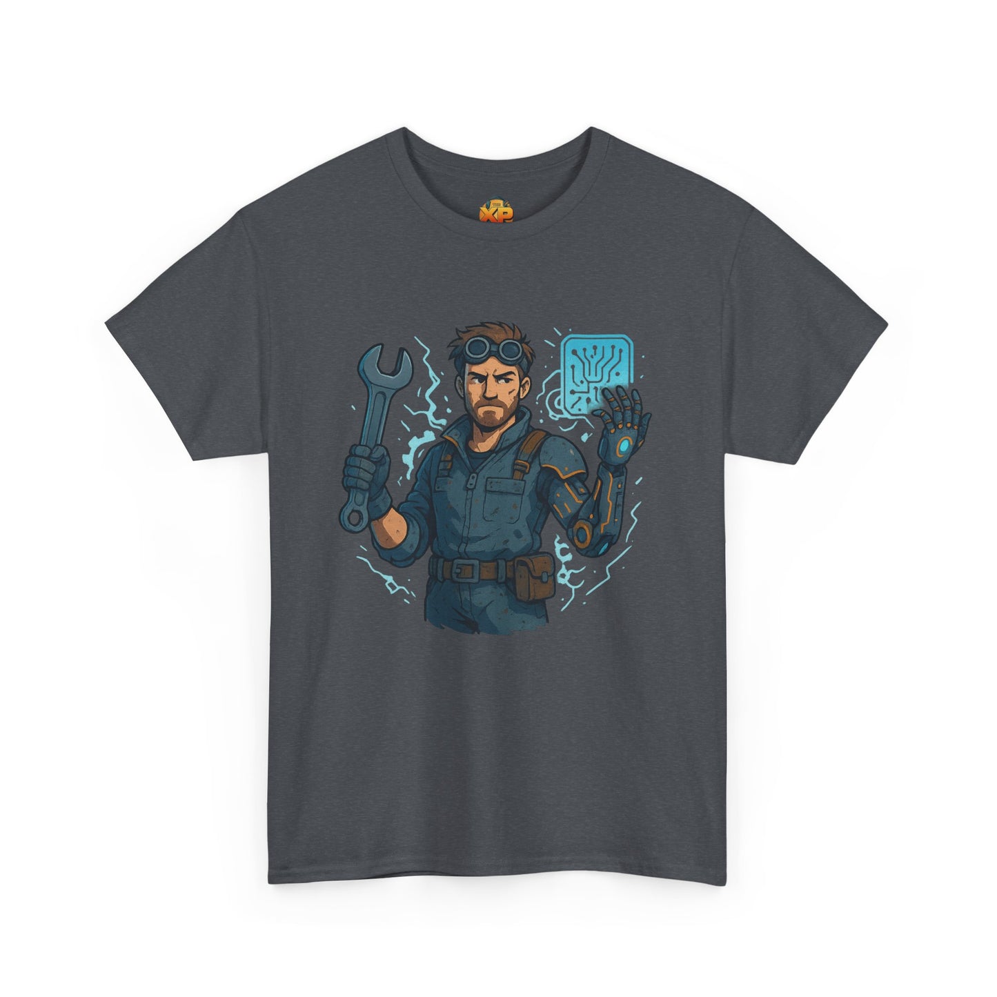 Nerdcore Icons - The Mech Engineer - Unisex Heavy Cotton Tee