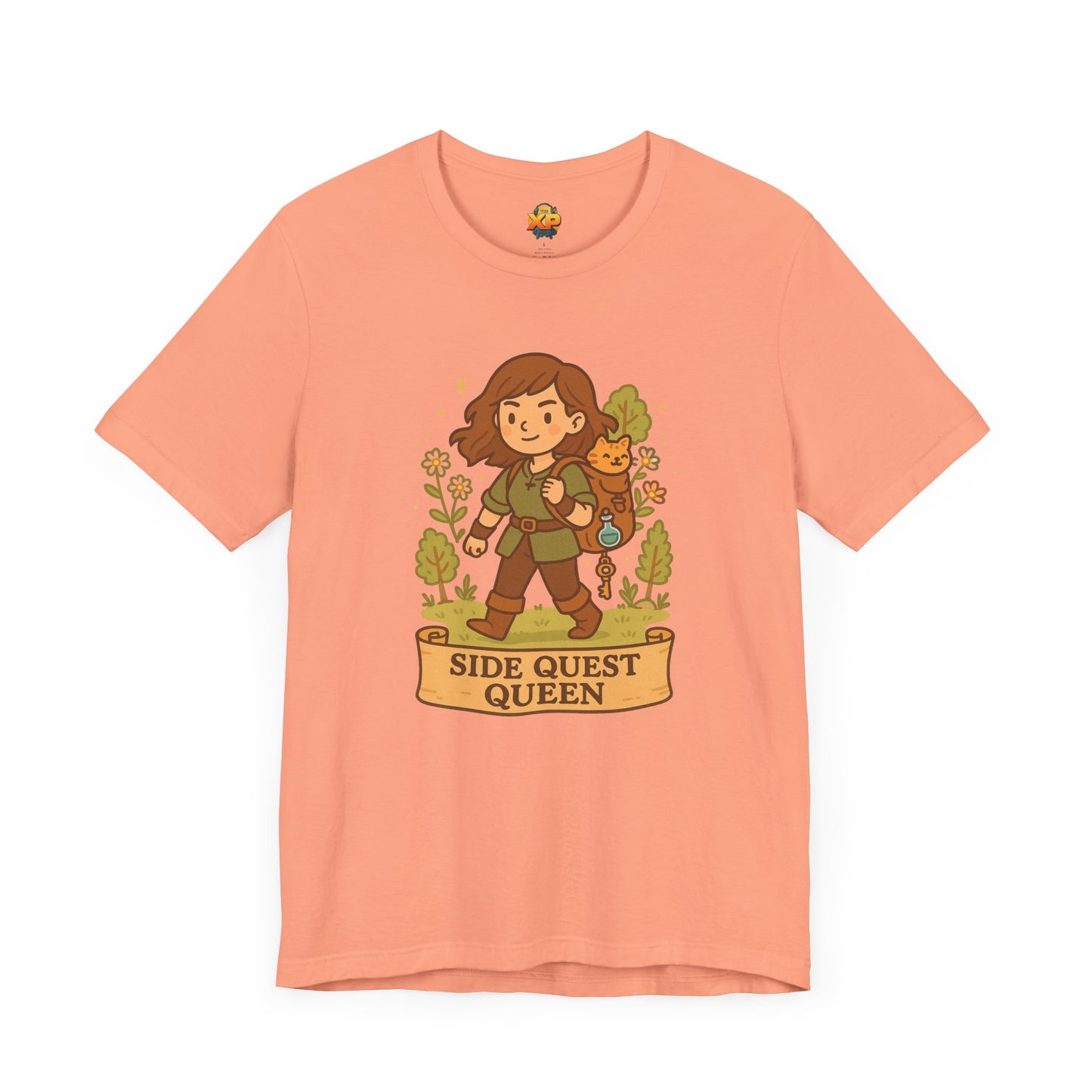 Side Quest Queen - Women's Jersey Short Sleeve Tee