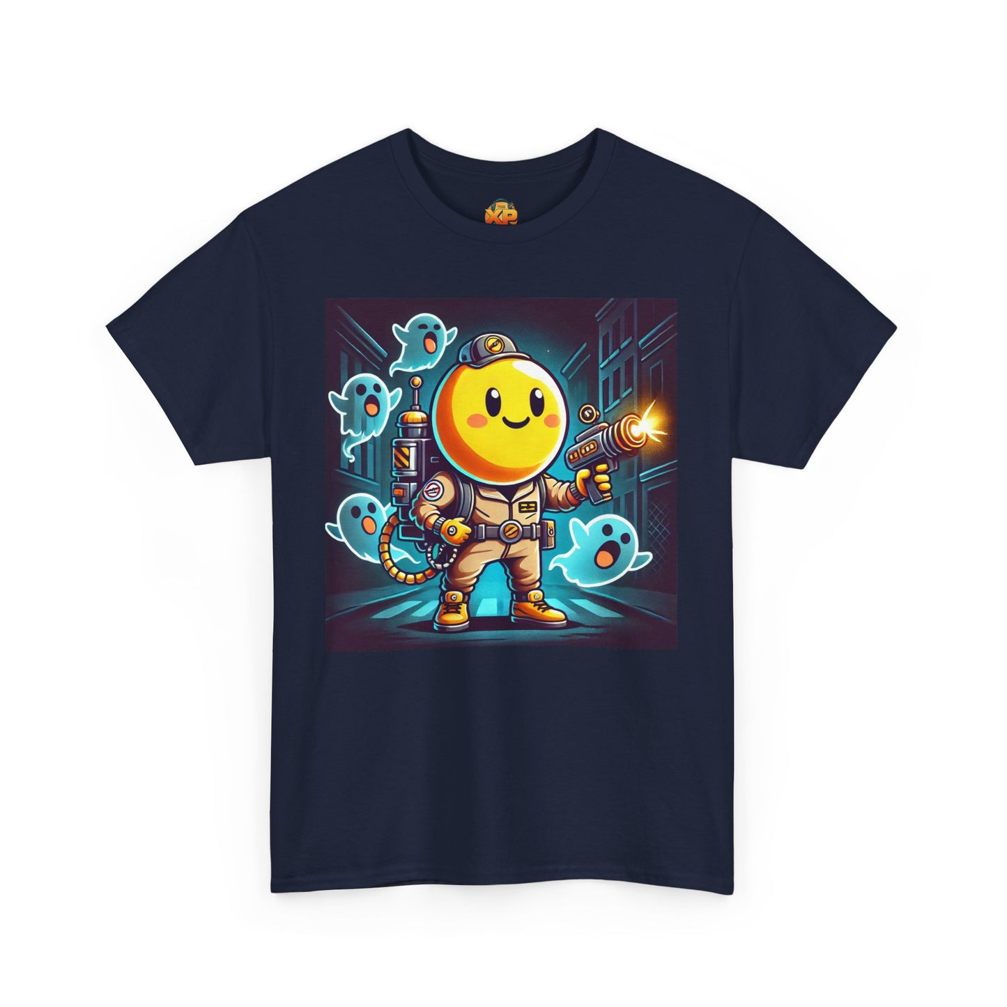 Ghost Hunting Yellow Dude - Men's Heavy Cotton Tee