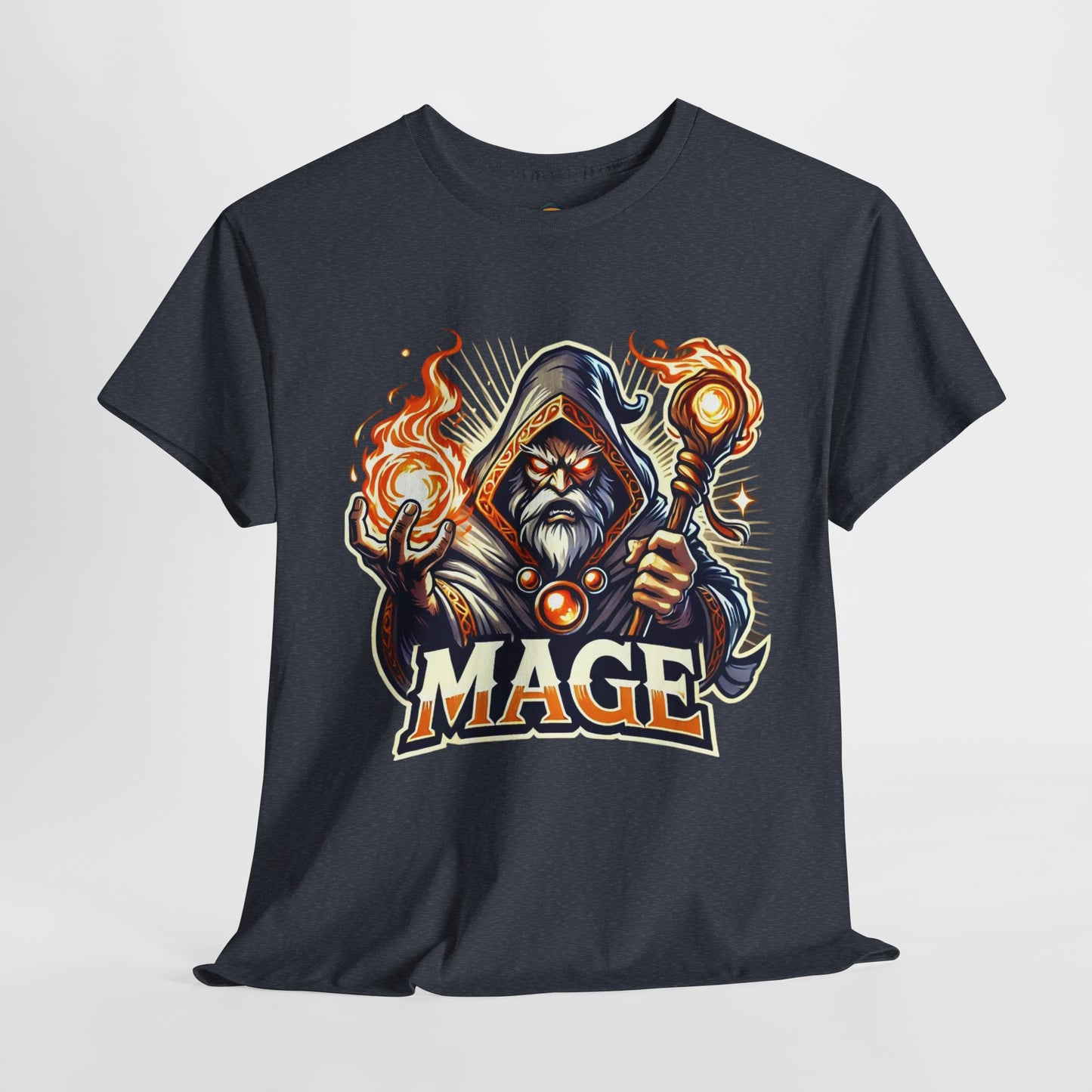Mage Cartoon - Men's Heavy Cotton Tee
