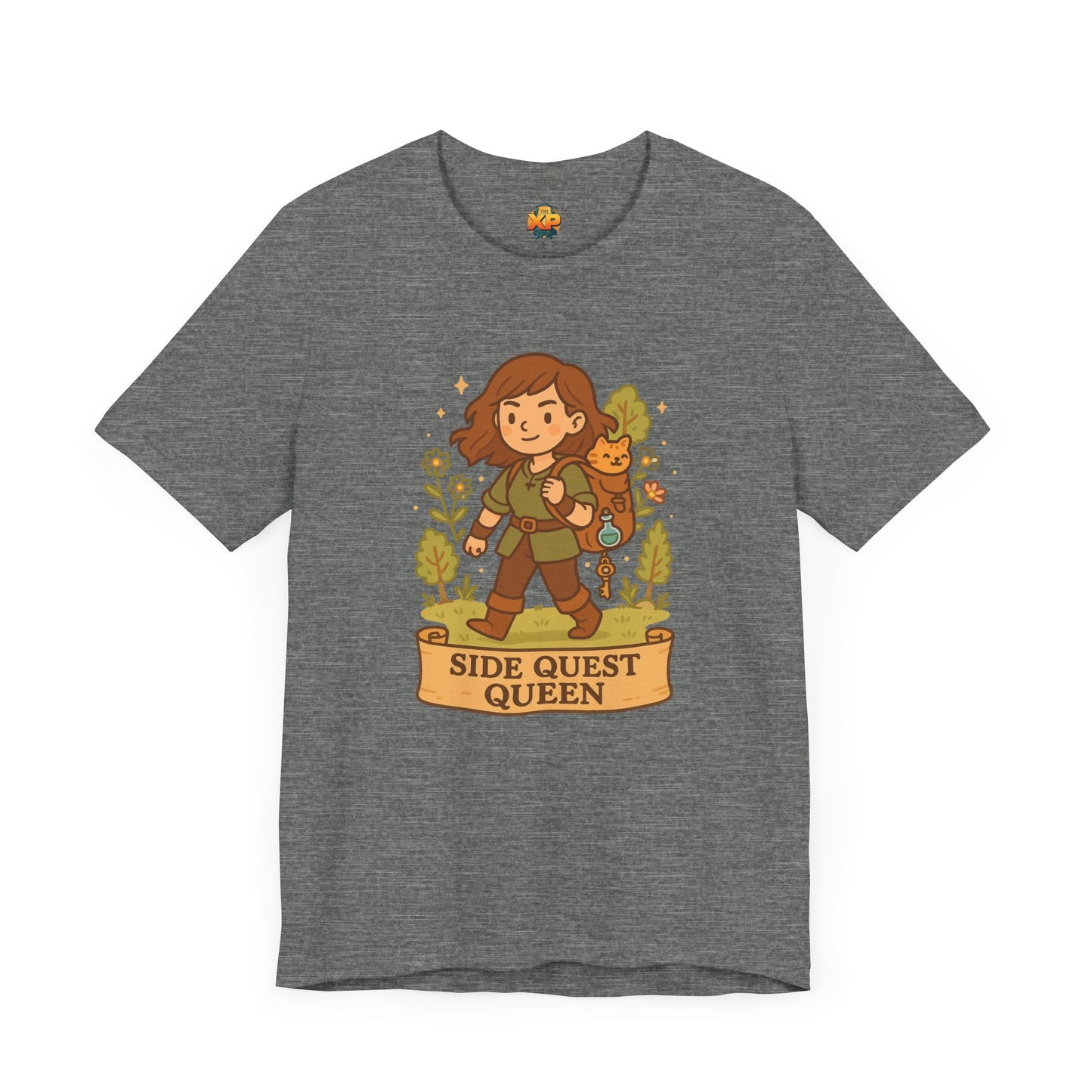 Side Quest Queen - Women's Jersey Short Sleeve Tee