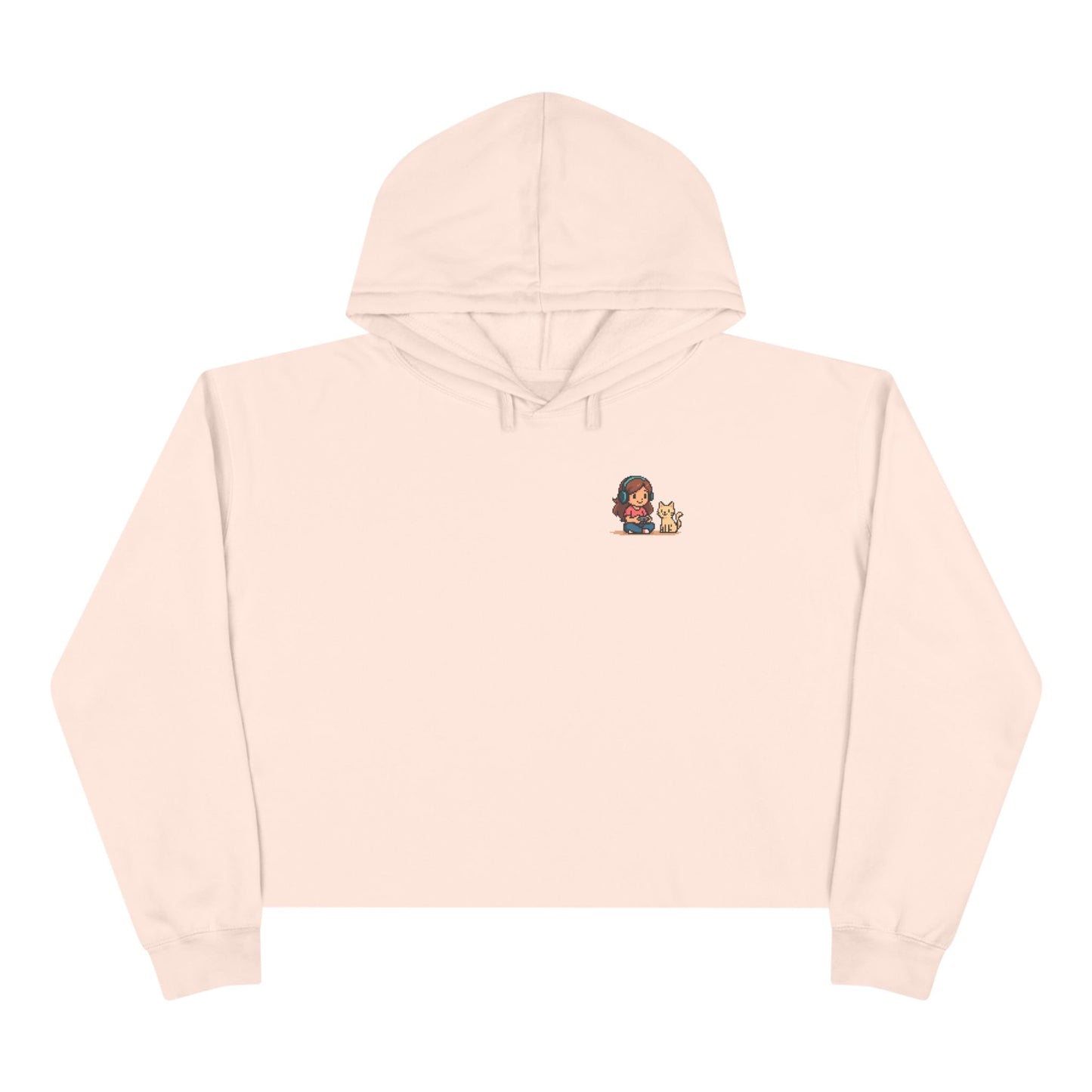 Don't Wanna Pause - Crop Hoodie