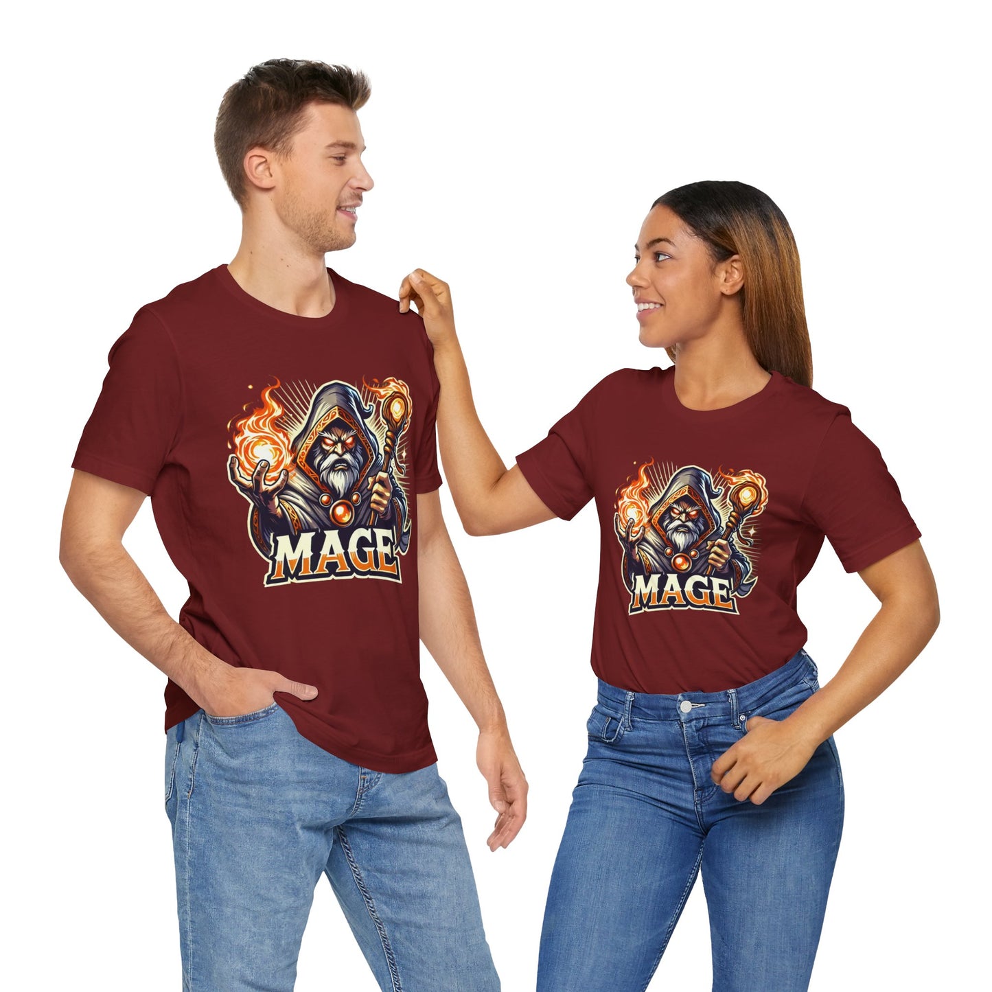 Mage Cartoon - Men's Jersey Short Sleeve Tee