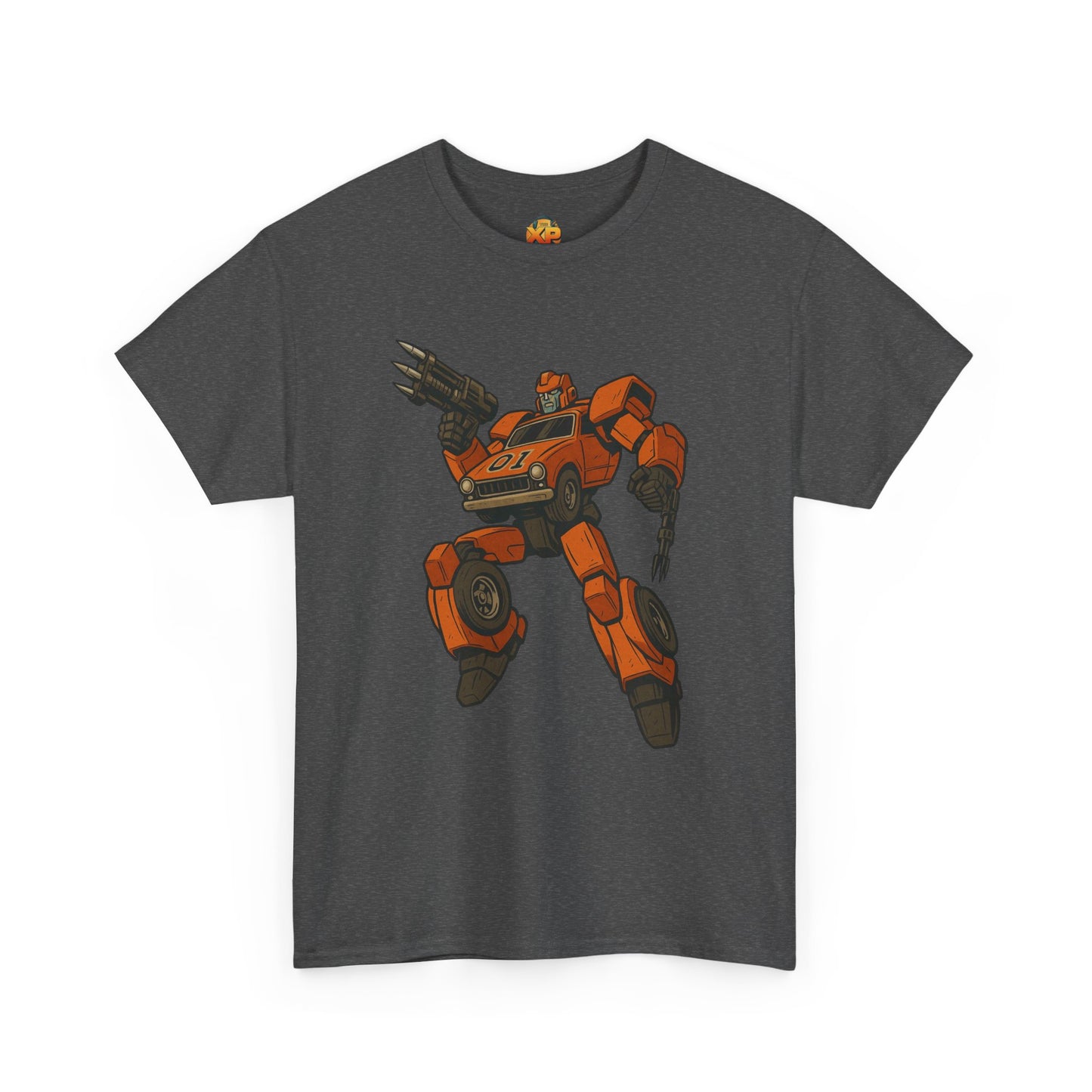 General Lee Transformer Crossover - Men's Heavy Cotton T-Shirt