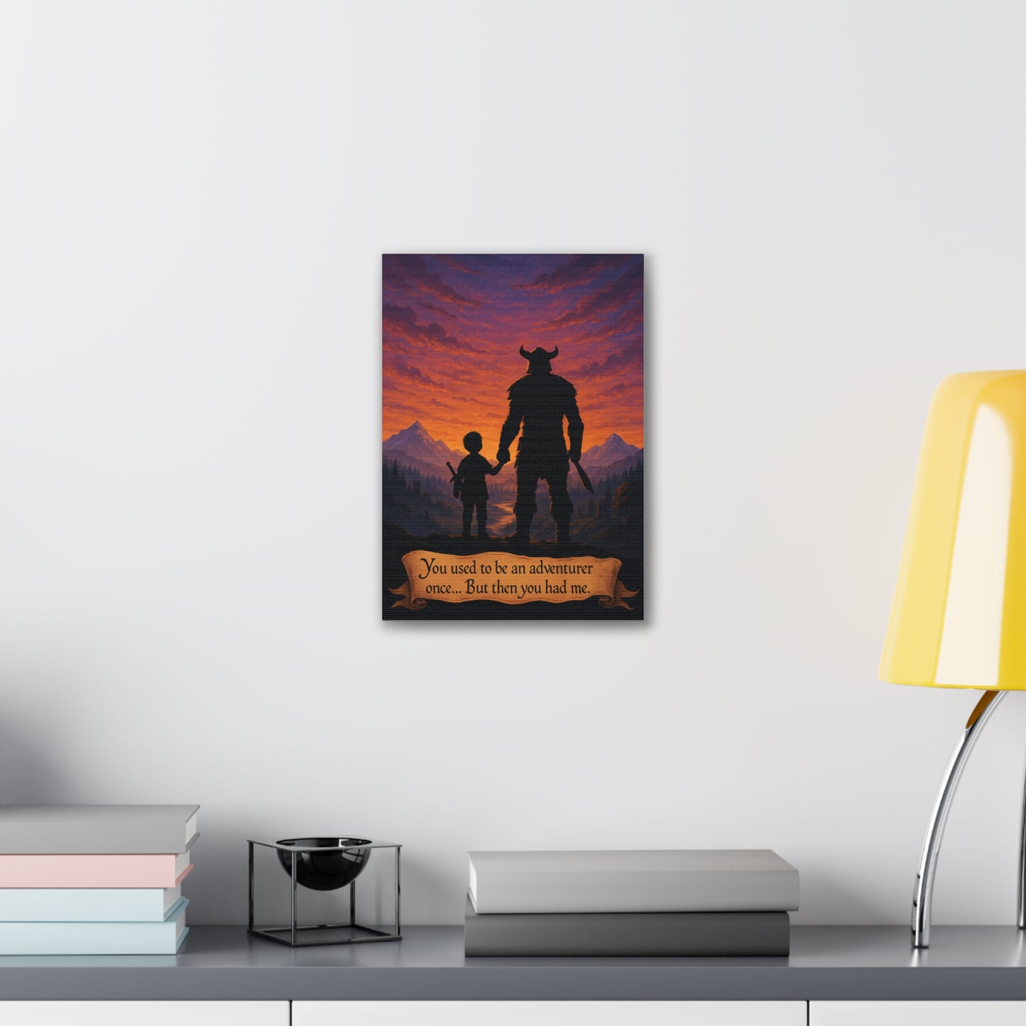 You Used to Be an Adventurer... Canvas Art - A Skyrim Quote Parody