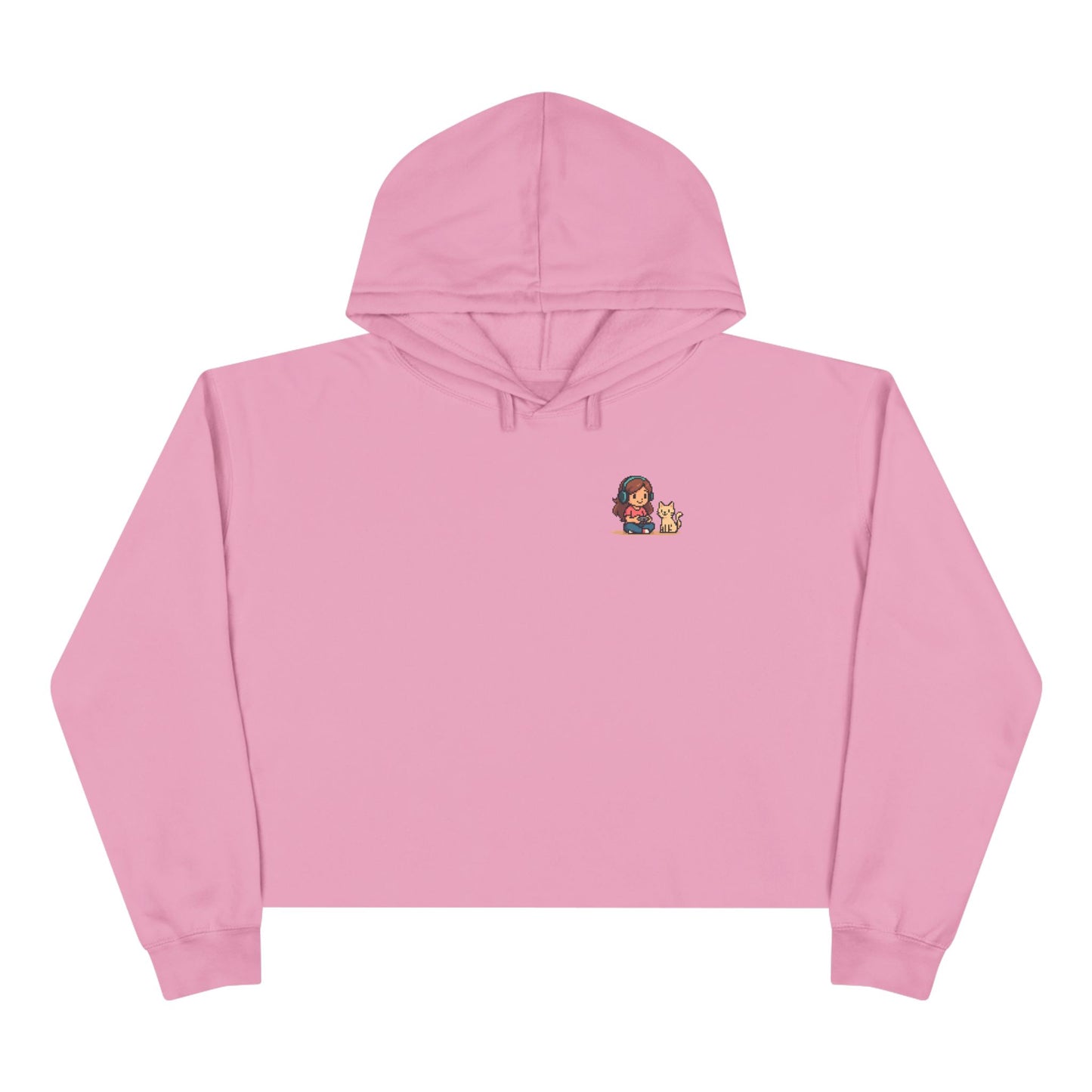 Don't Wanna Pause - Crop Hoodie