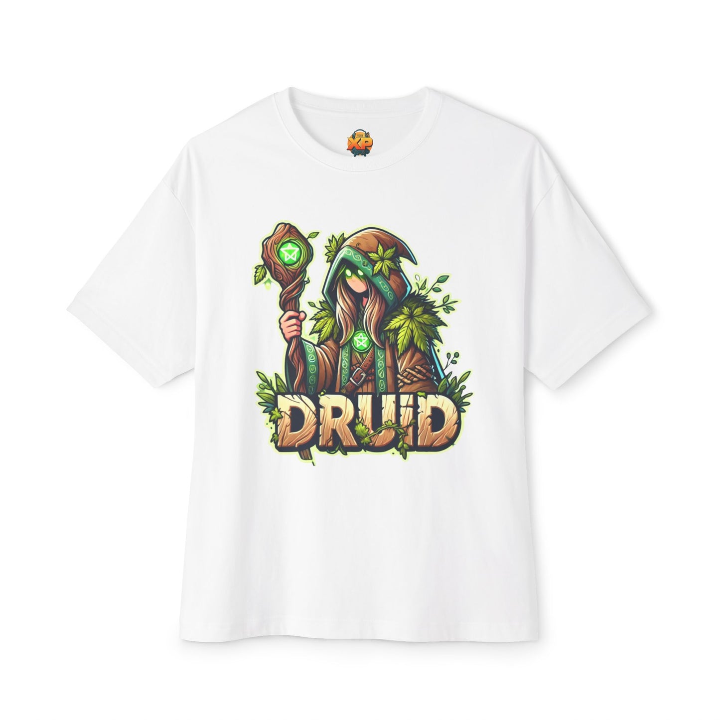 Druid Cartoon - Women's Oversized Boxy Tee