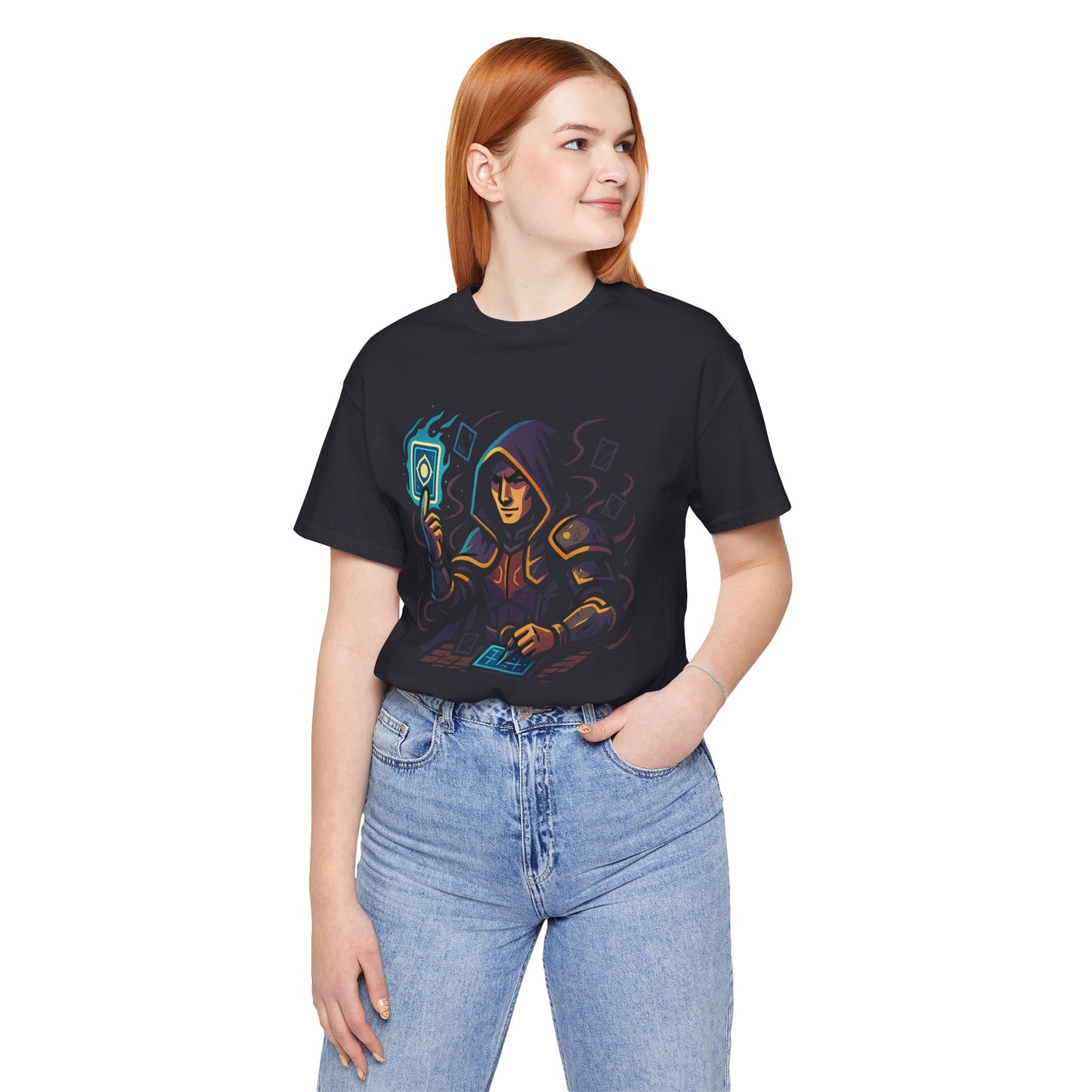 Nerdcore Icons - The Card Duelist - Unisex Jersey Short Sleeve Tee