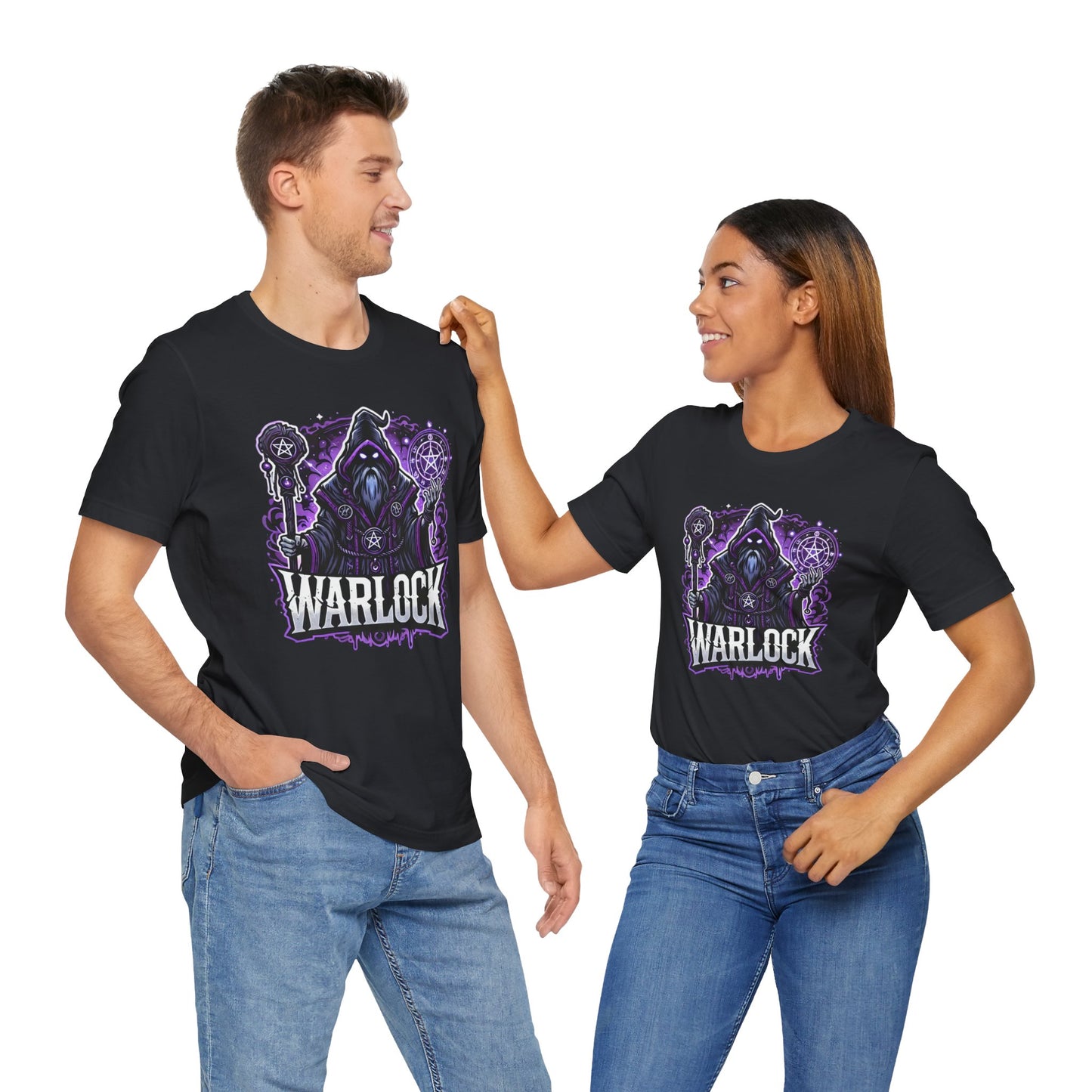 Warlock Cartoon - Men's Jersey Short Sleeve Tee