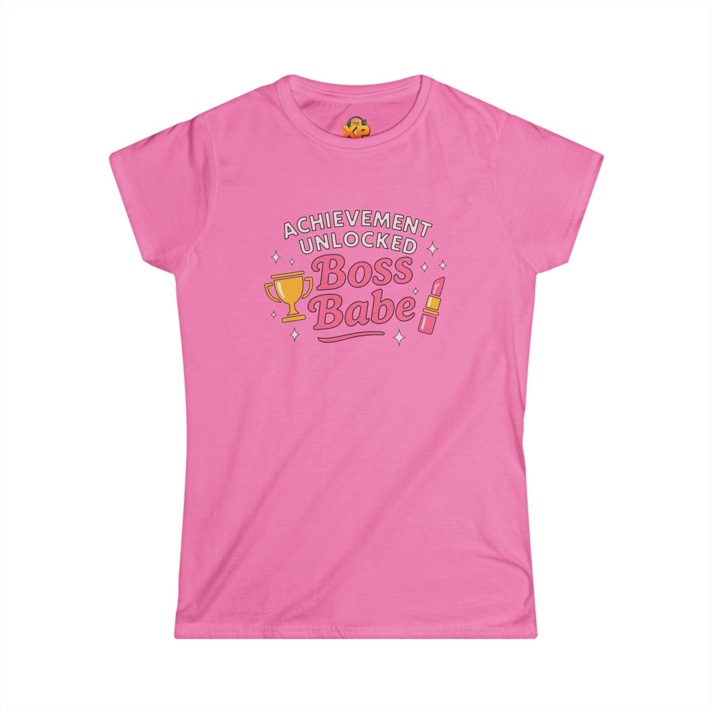 Achievement Unlocked Boss Babe - Women's Softstyle Tee