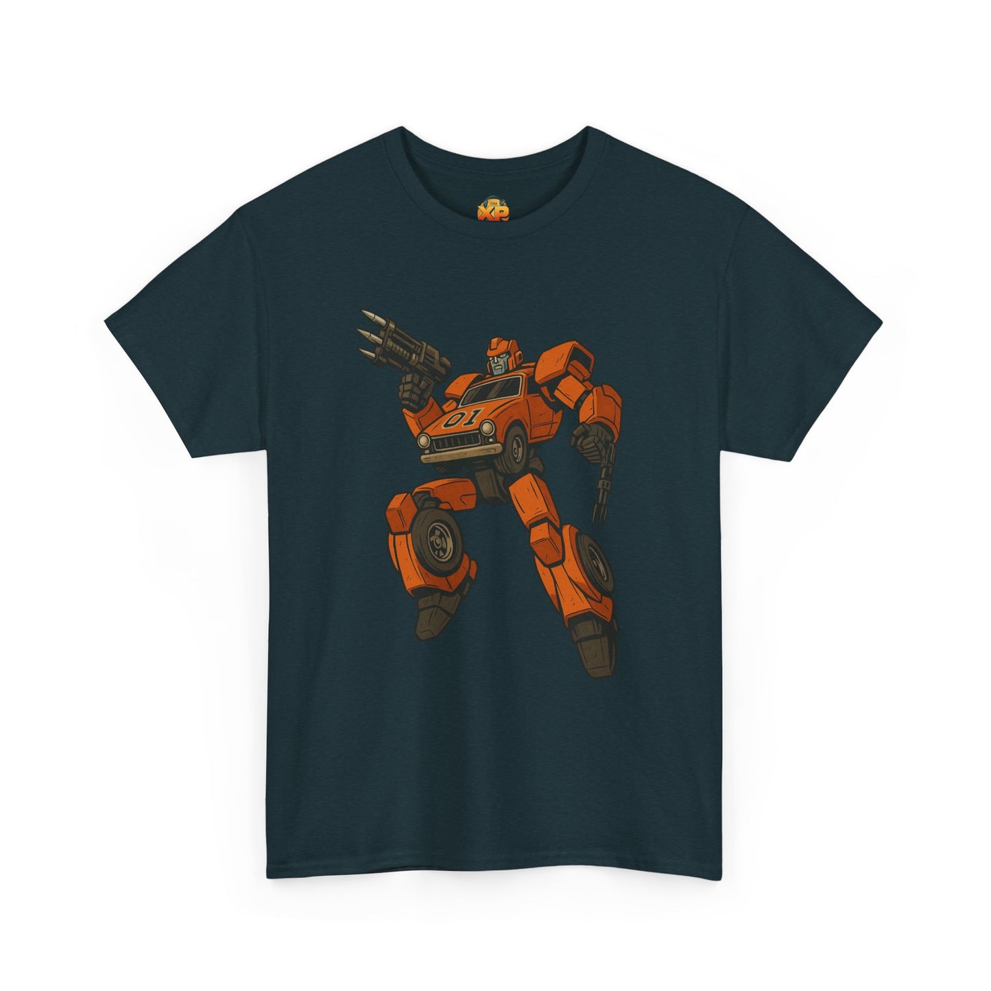 General Lee Transformer Crossover - Men's Heavy Cotton T-Shirt