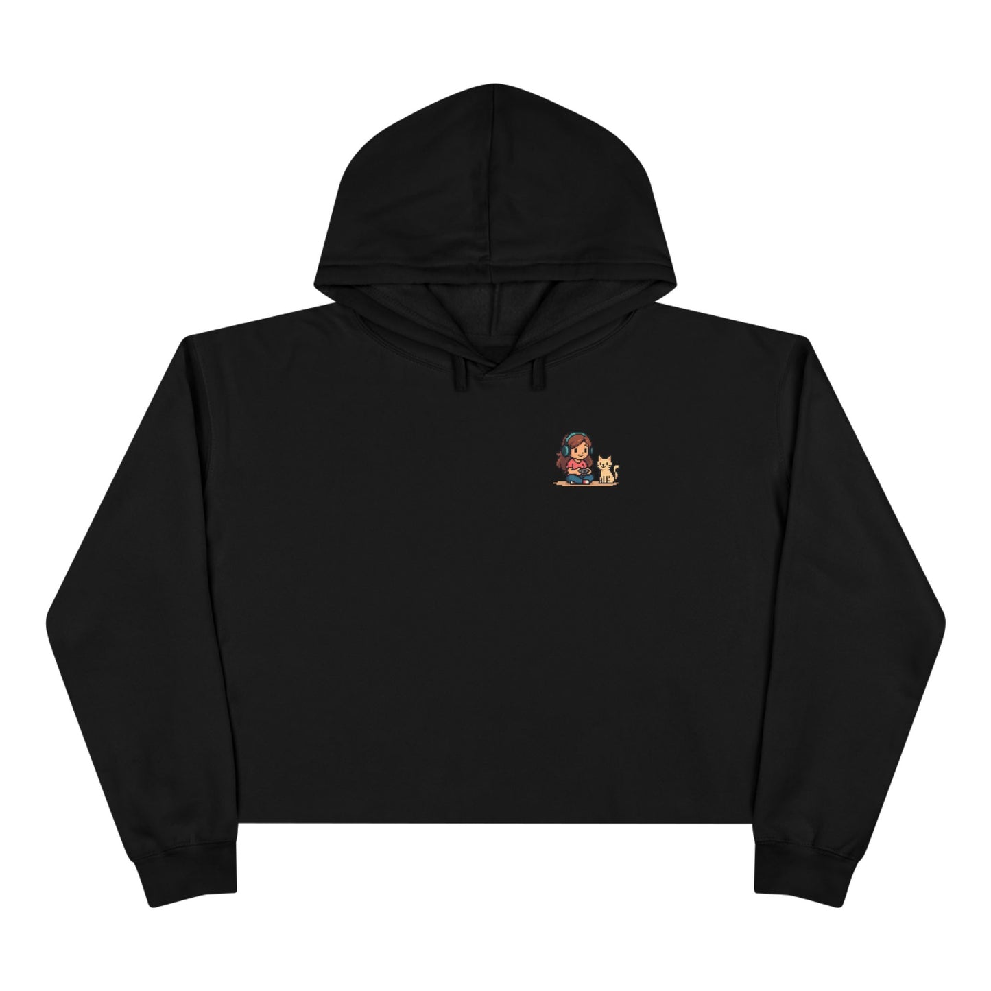 Don't Wanna Pause - Crop Hoodie
