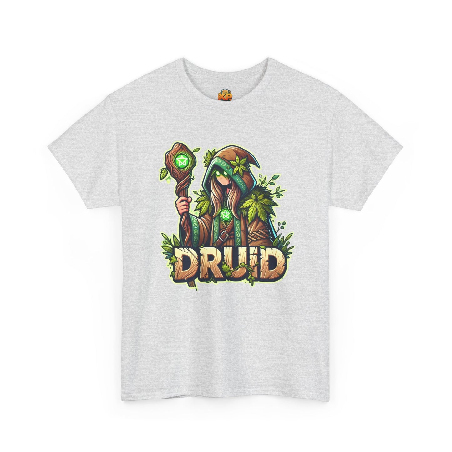 Druid Cartoon - Men's Heavy Cotton Tee