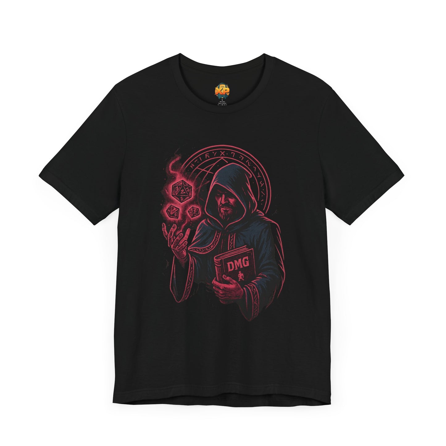 Nerdcore Icons - The Dungeon Master (Red) - Unisex Jersey Short Sleeve Tee