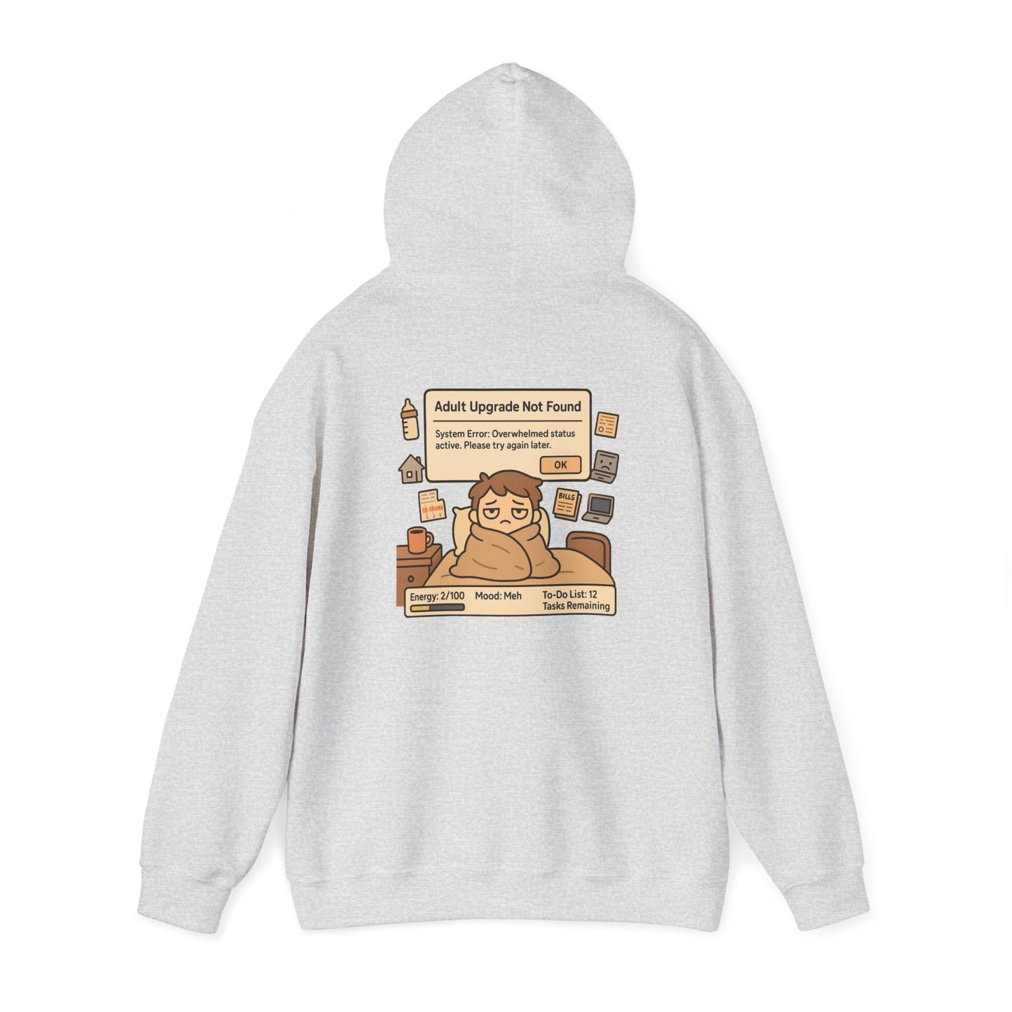 "Adult Upgrade Not Found" - Unisex Heavy Blend™ Hoodie