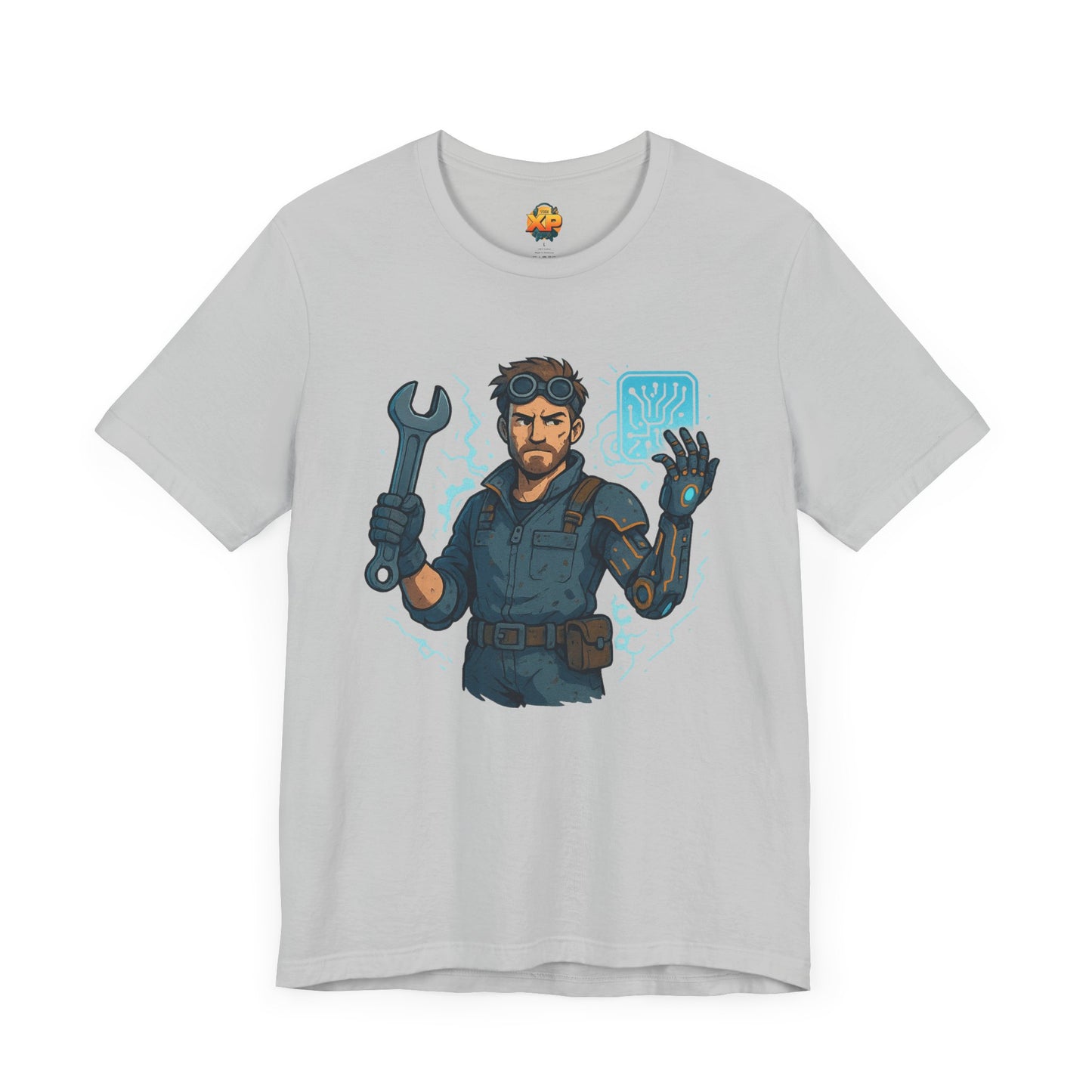 Nerdcore Icons - The Mech Engineer - Unisex Jersey Short Sleeve Tee