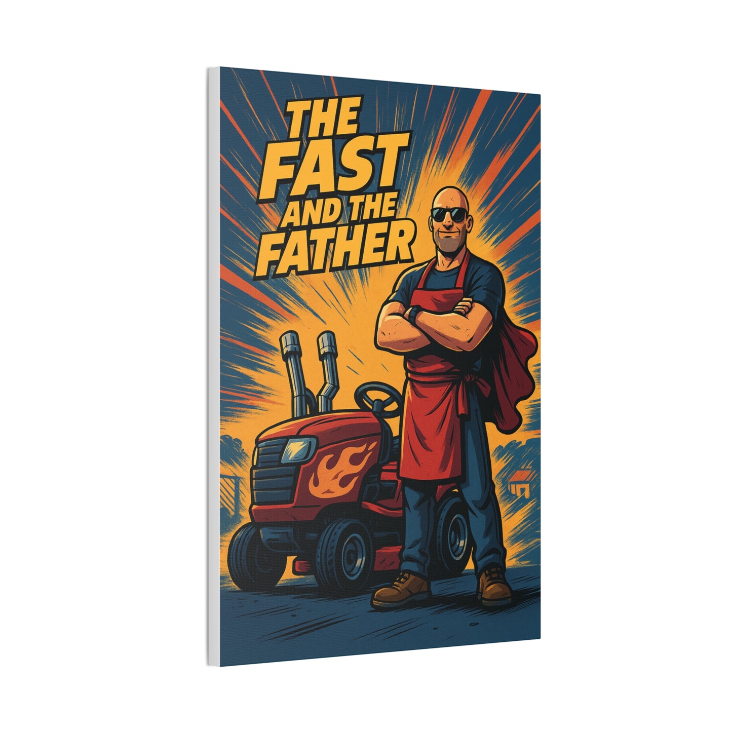 The Fast and The Father Canvas Art - A Fast and Furious Parody