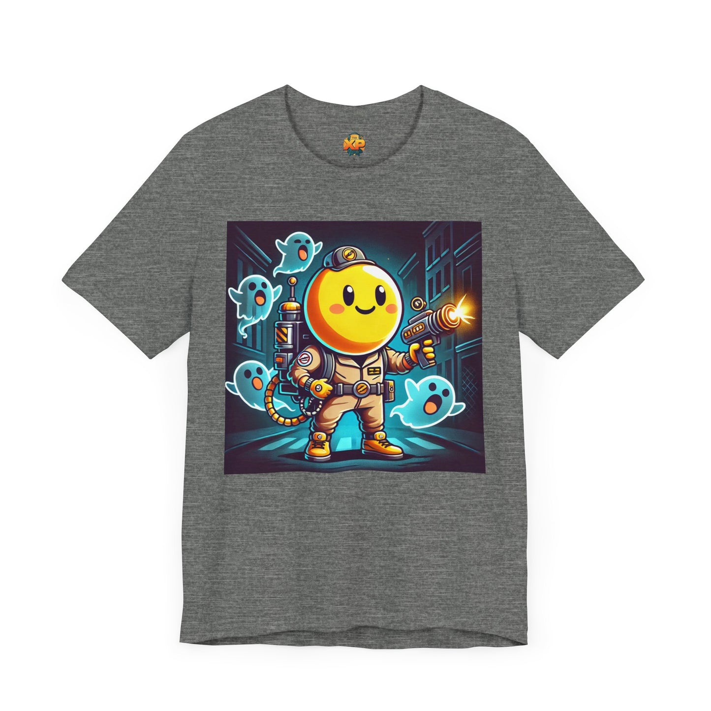 Ghost Hunting Yellow Dude - Men's Jersey Short Sleeve Tee