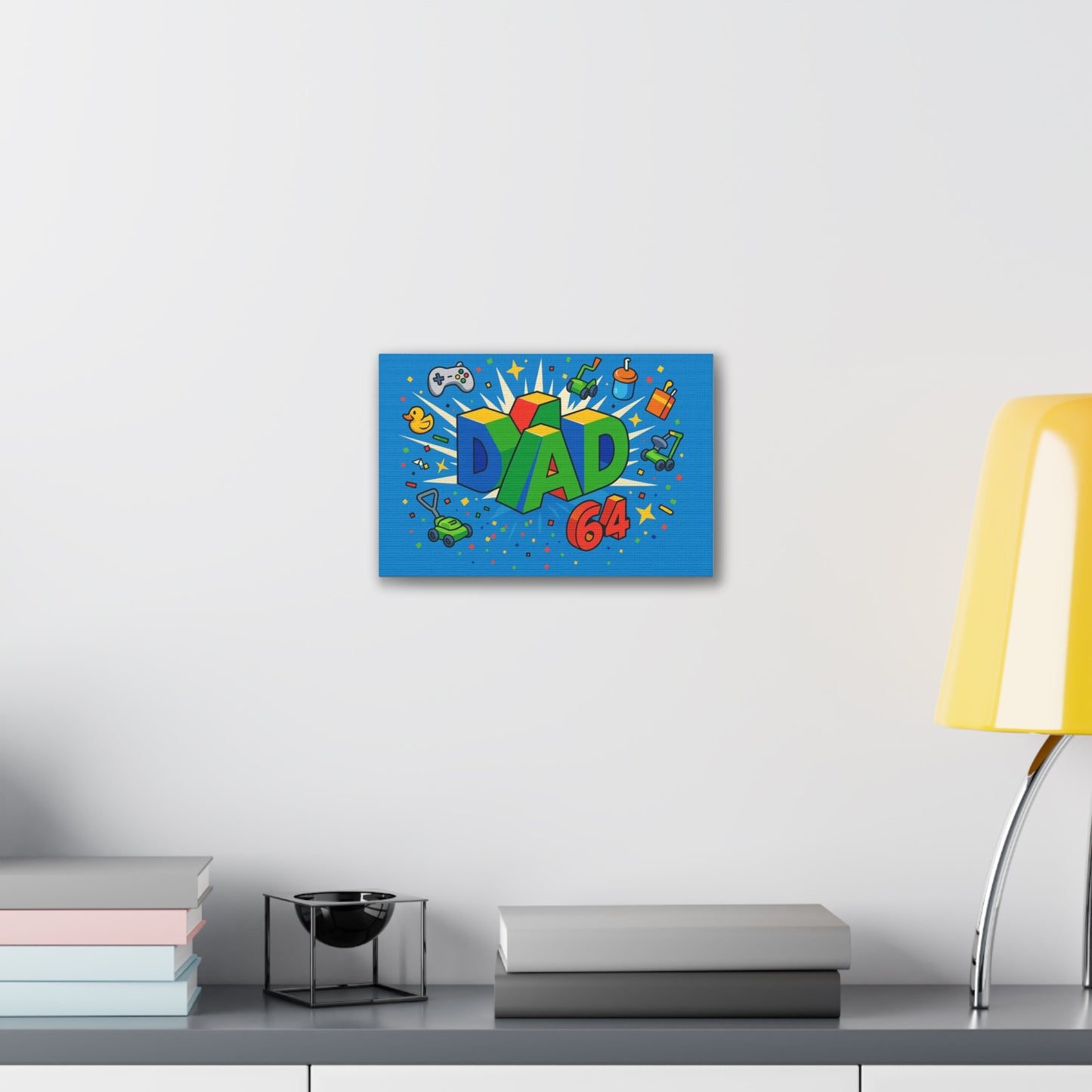 DAD 64 Canvas Art - An N64 Parody