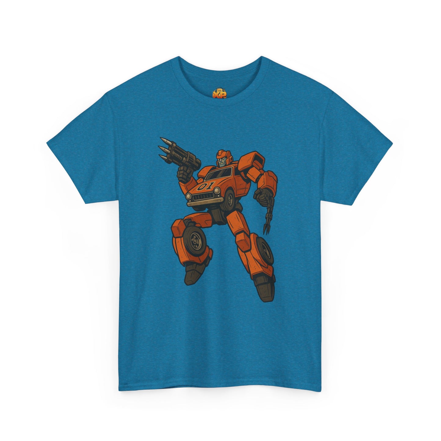 General Lee Transformer Crossover - Men's Heavy Cotton T-Shirt