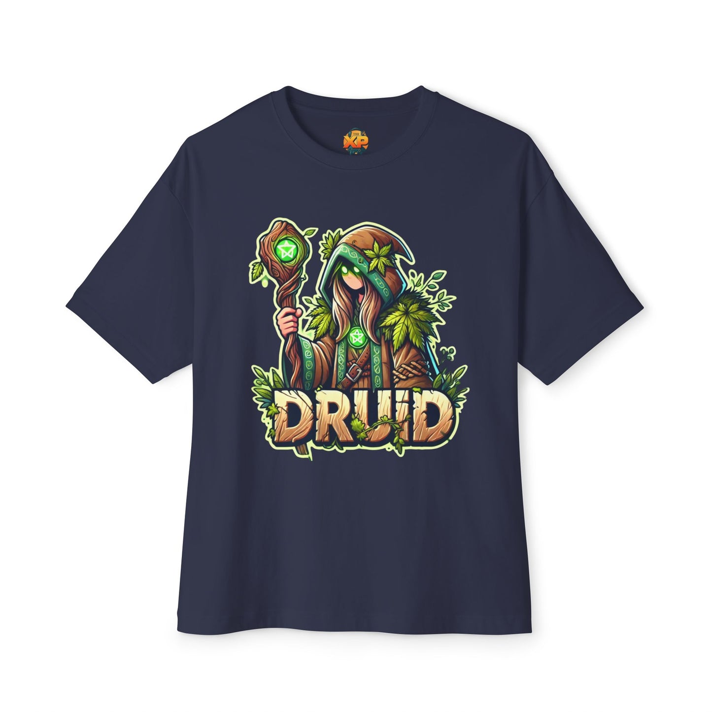 Druid Cartoon - Women's Oversized Boxy Tee