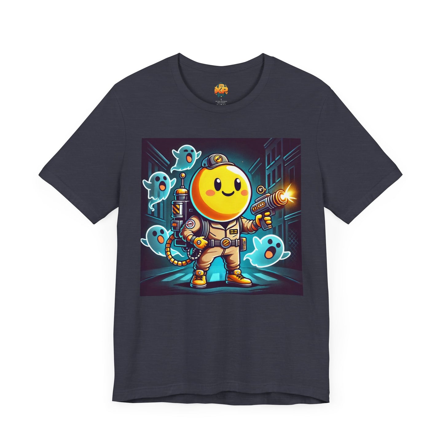 Ghost Hunting Yellow Dude - Men's Jersey Short Sleeve Tee