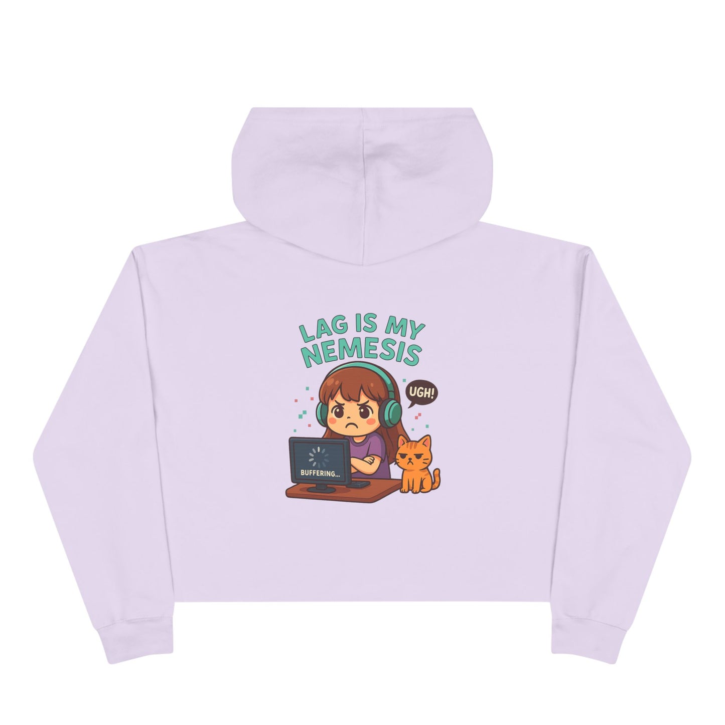 Lag is My Nemesis - Crop Hoodie