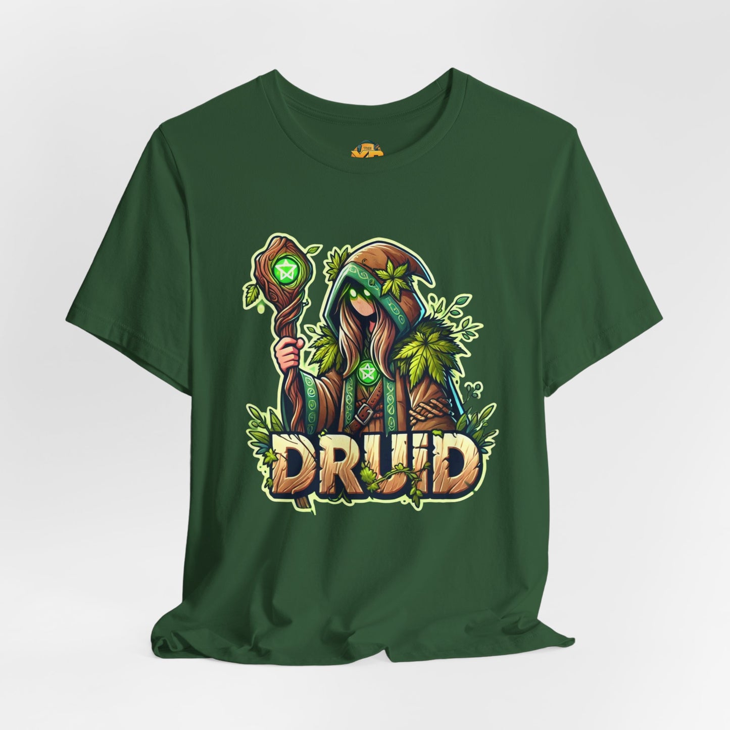 Druid Cartoon - Men's Jersey Short Sleeve Tee