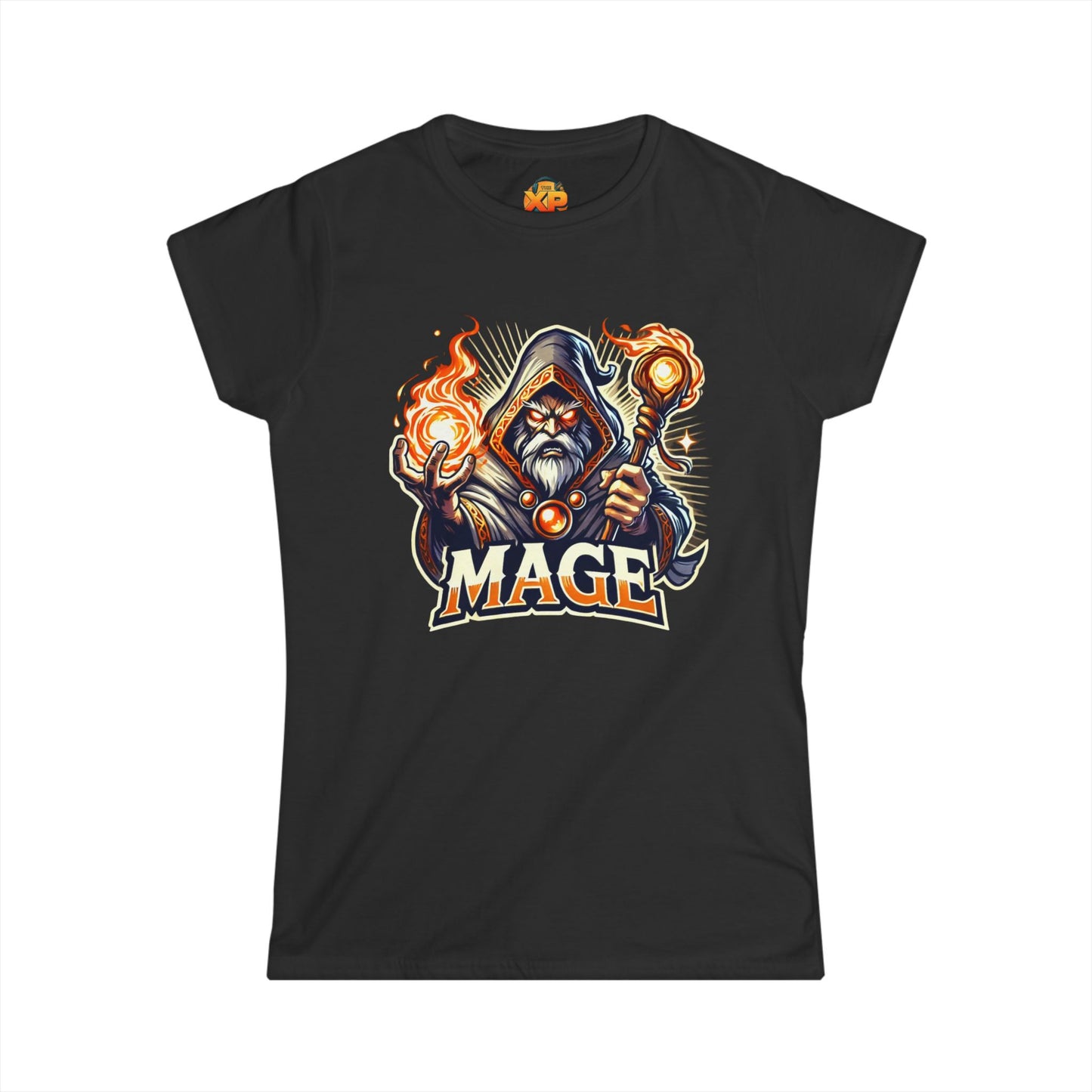 Mage Cartoon - Women's Softstyle Tee