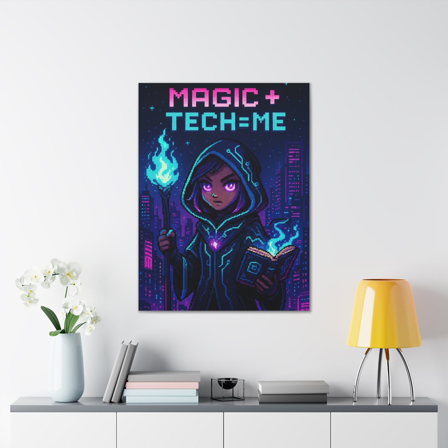 Magic + Tech=Me - Canvas Art