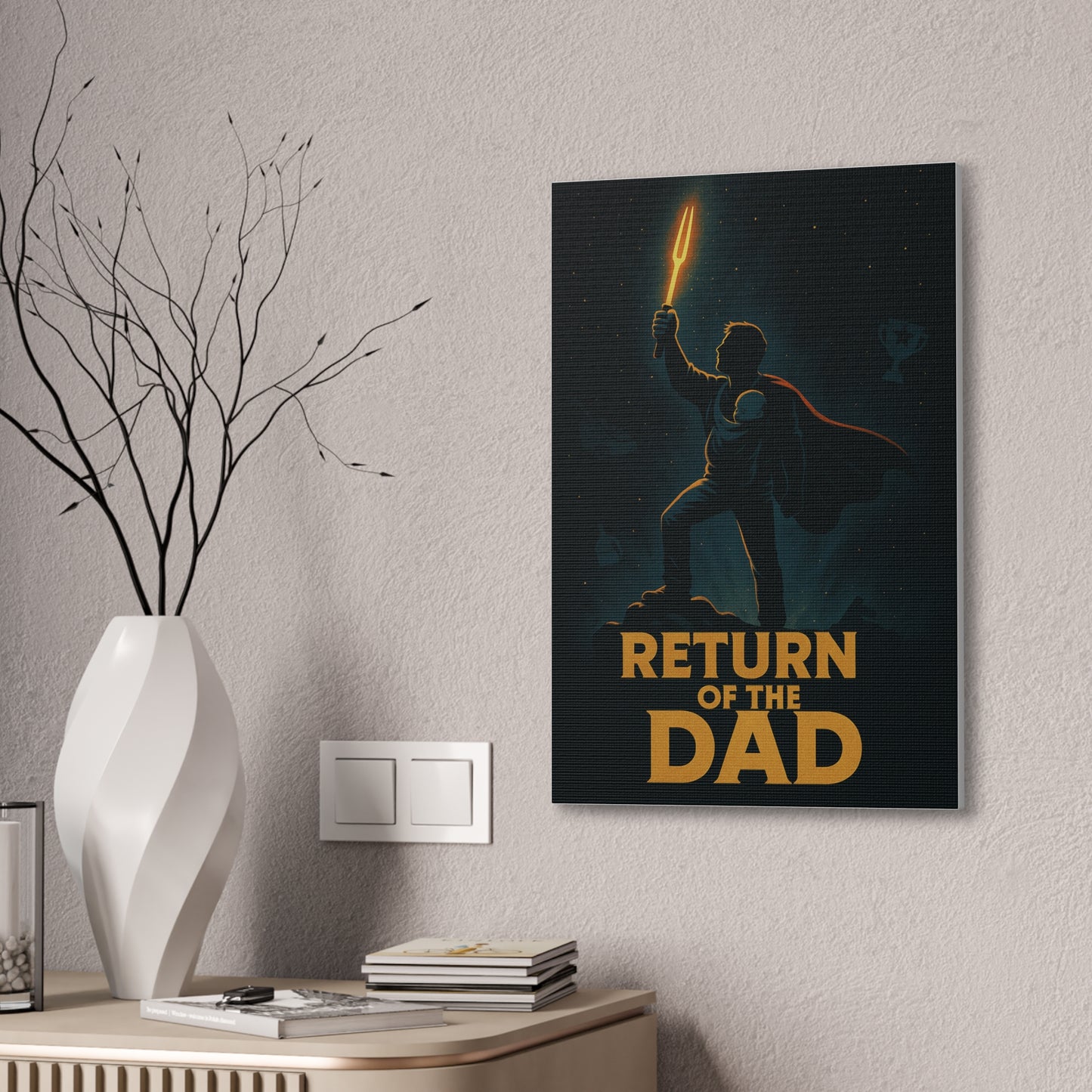 Return of the Dad Canvas Art - A Return of the Jedi Parody