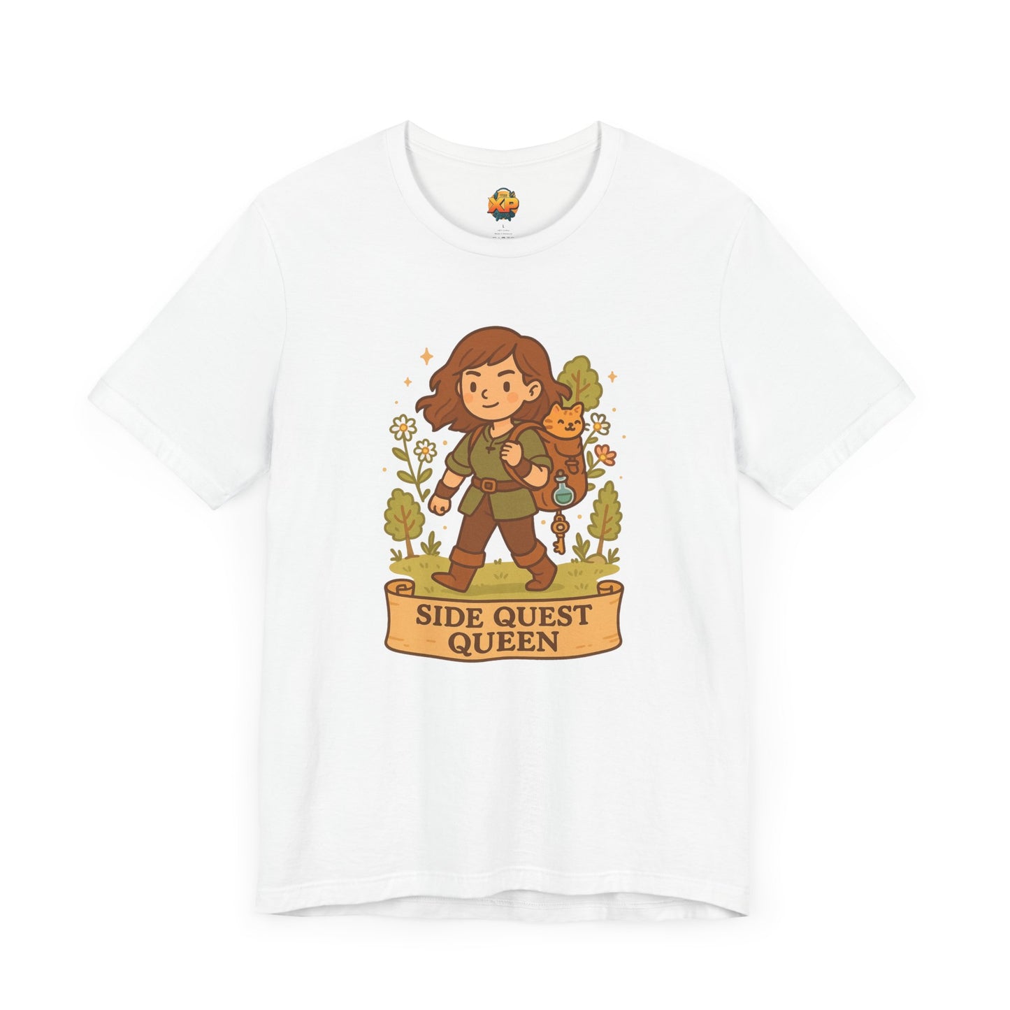 Side Quest Queen - Women's Jersey Short Sleeve Tee