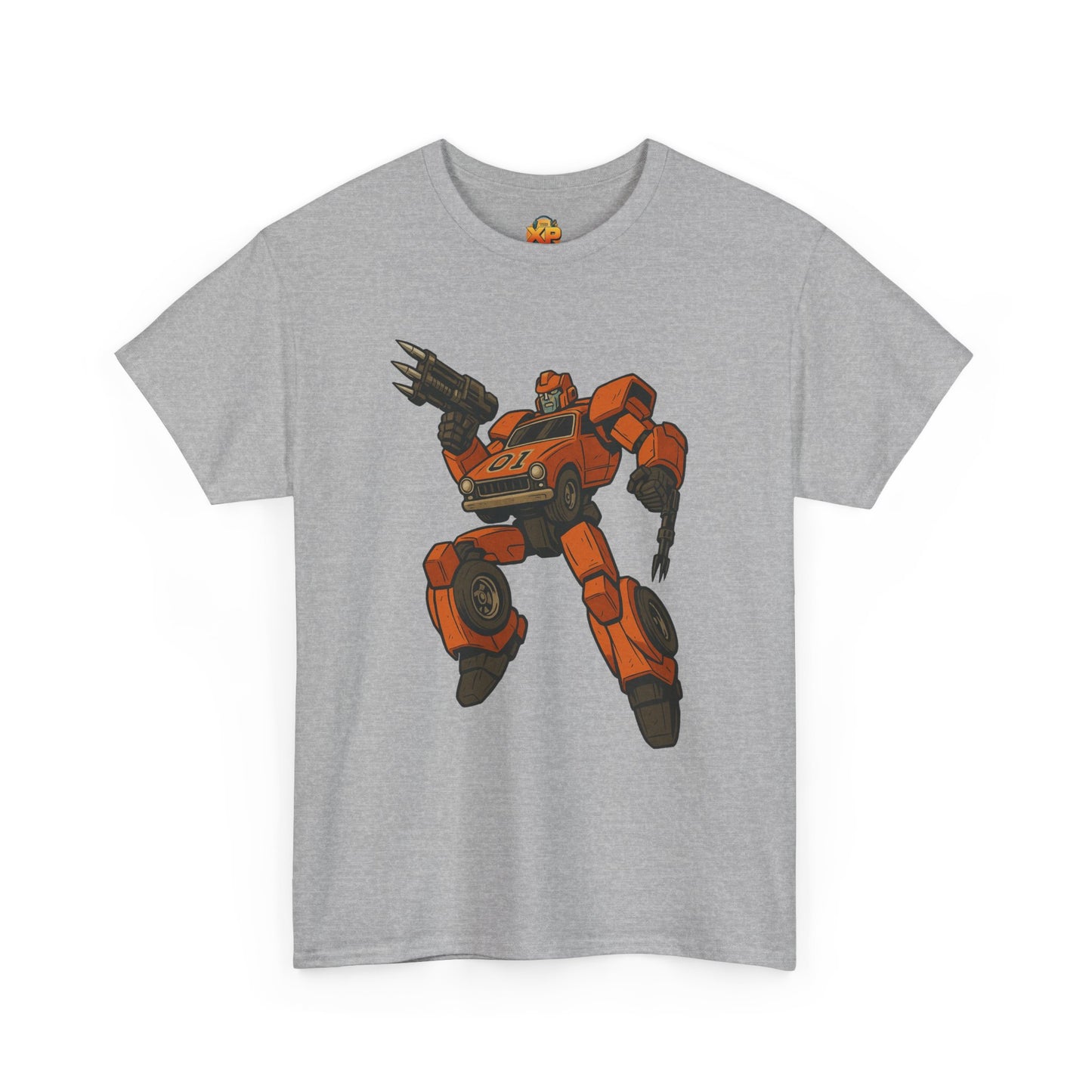 General Lee Transformer Crossover - Men's Heavy Cotton T-Shirt