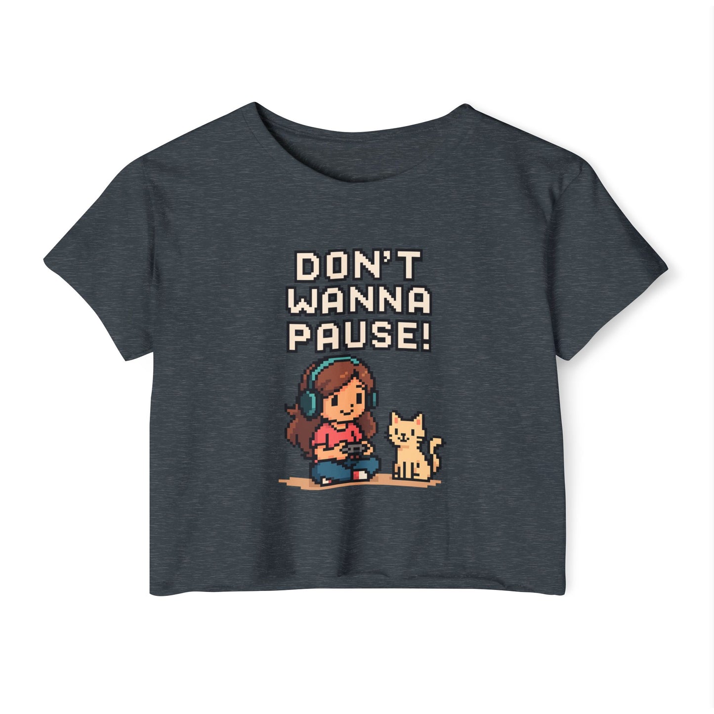Don't Wanna Pause - Festival Crop Top