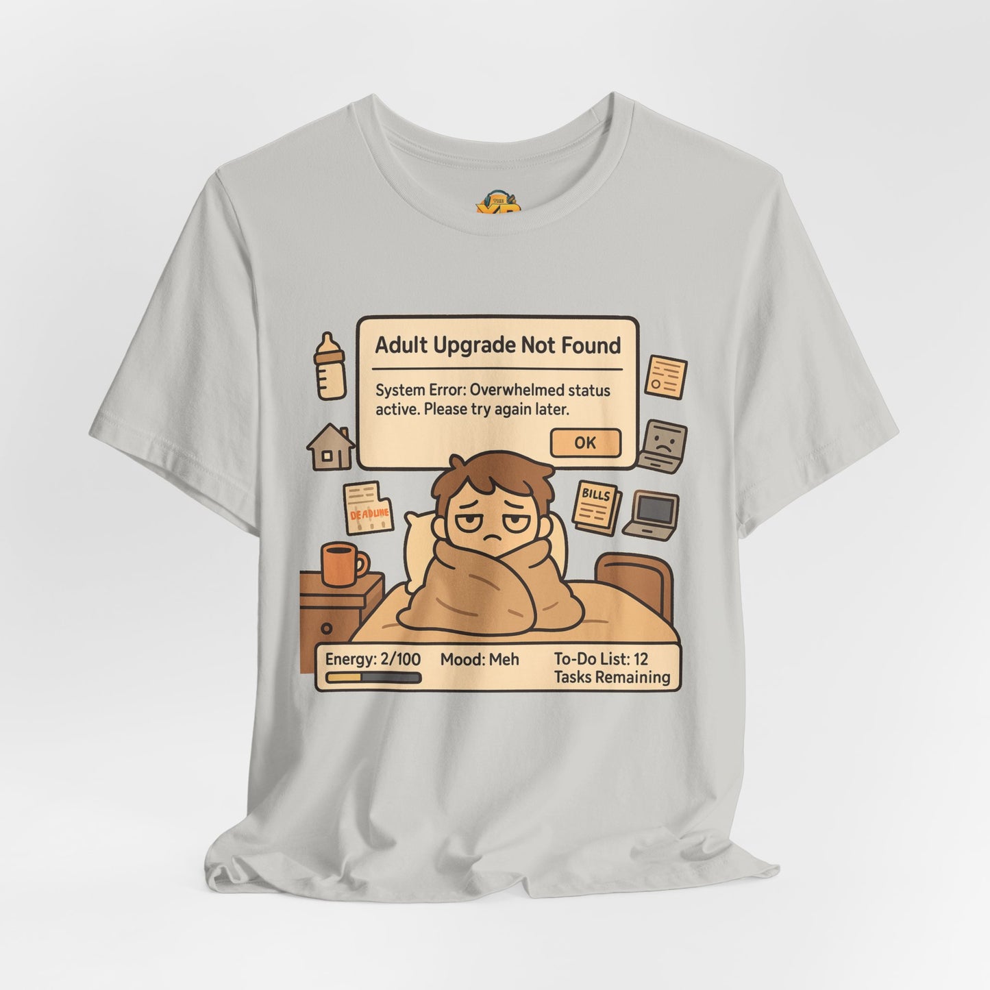 "Adult Upgrade Not Found" - Men's Jersey Short Sleeve Tee