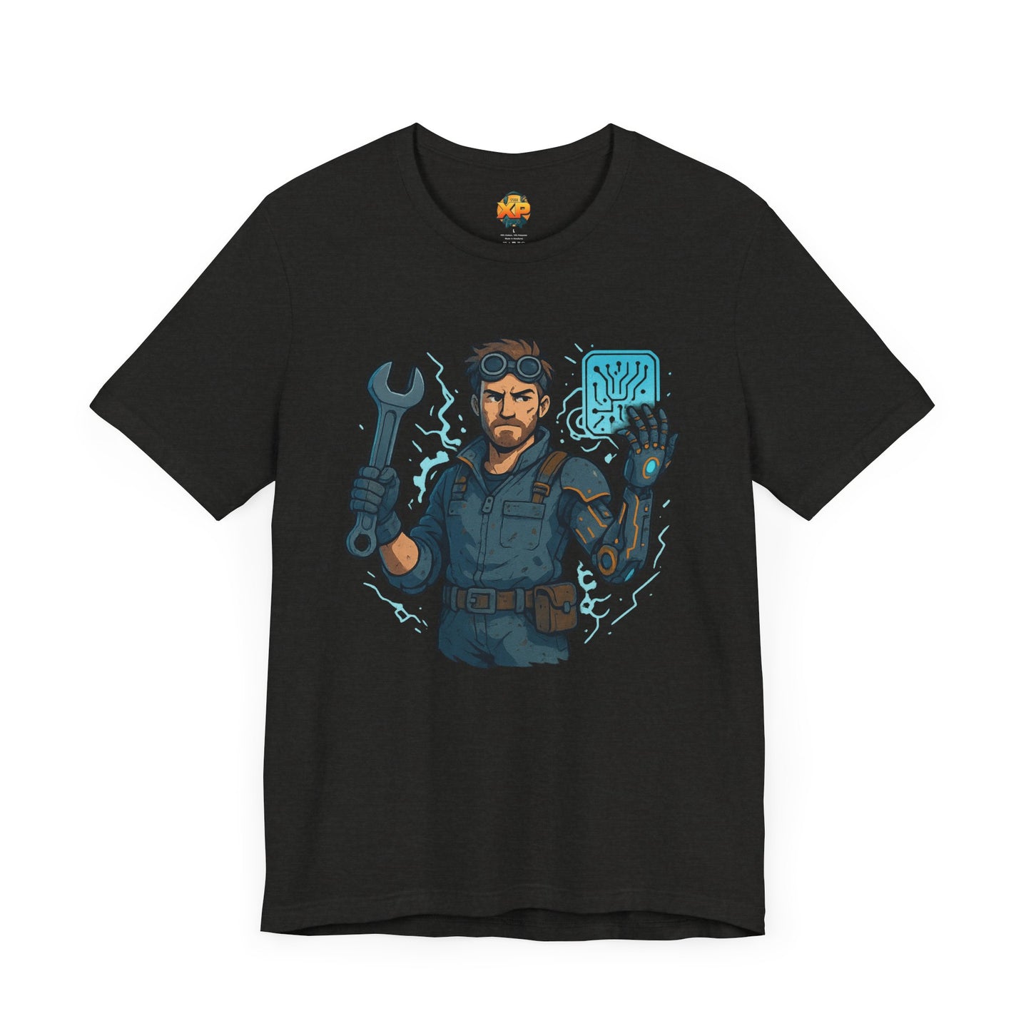 Nerdcore Icons - The Mech Engineer - Unisex Jersey Short Sleeve Tee