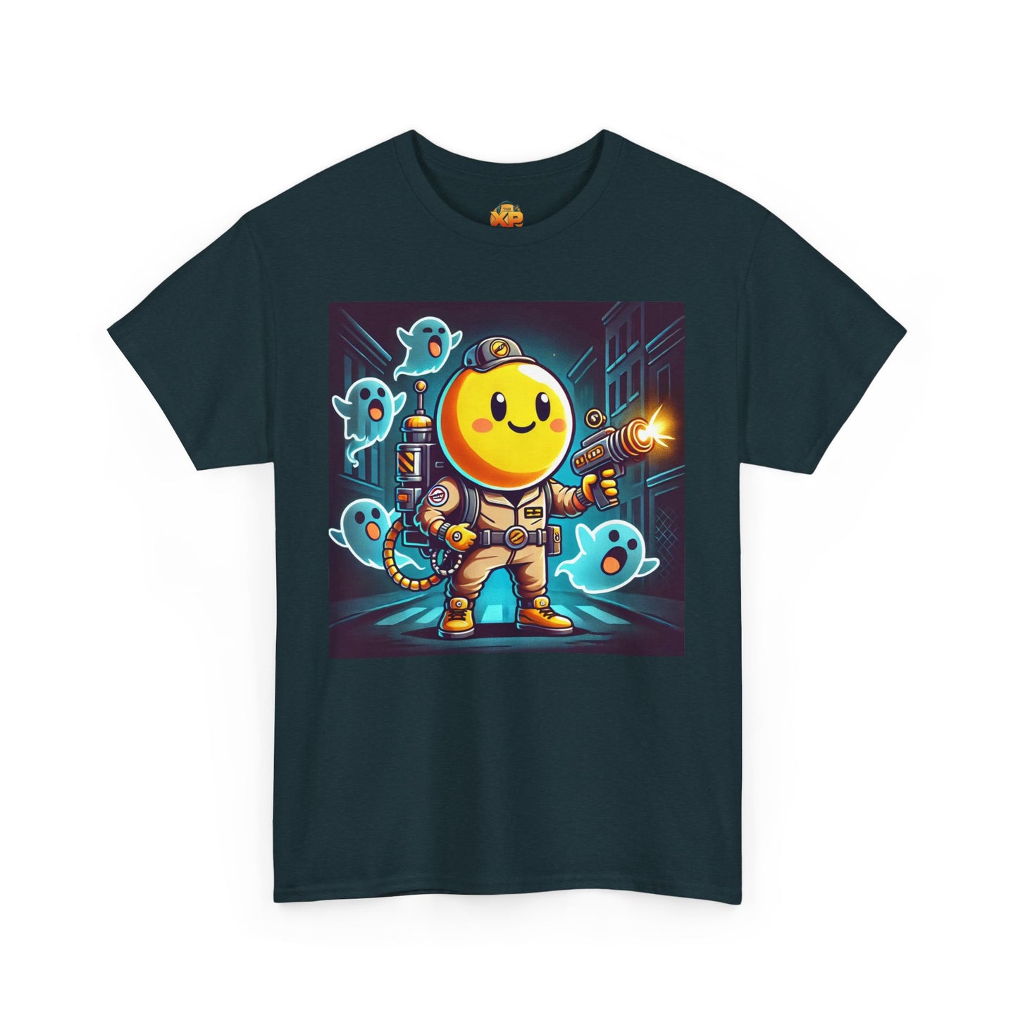 Ghost Hunting Yellow Dude - Men's Heavy Cotton Tee